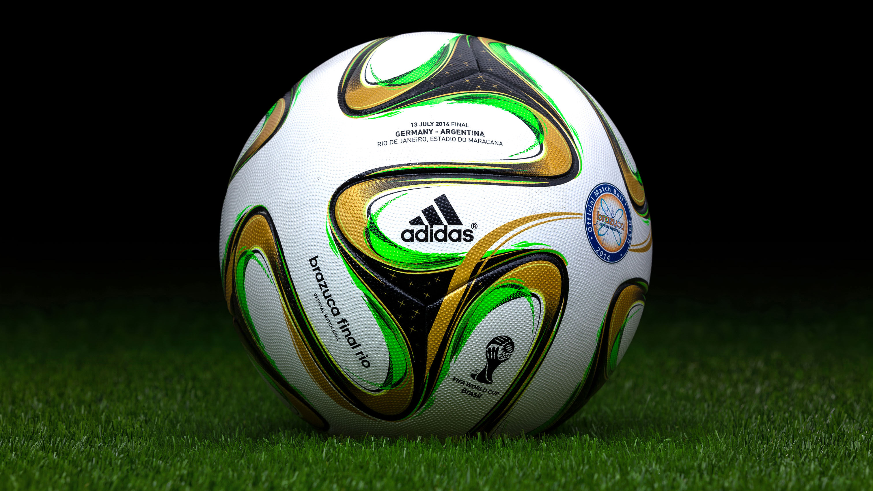 Adidas Brazuca Final Rio Official Match ball Size 5: Buy Online at