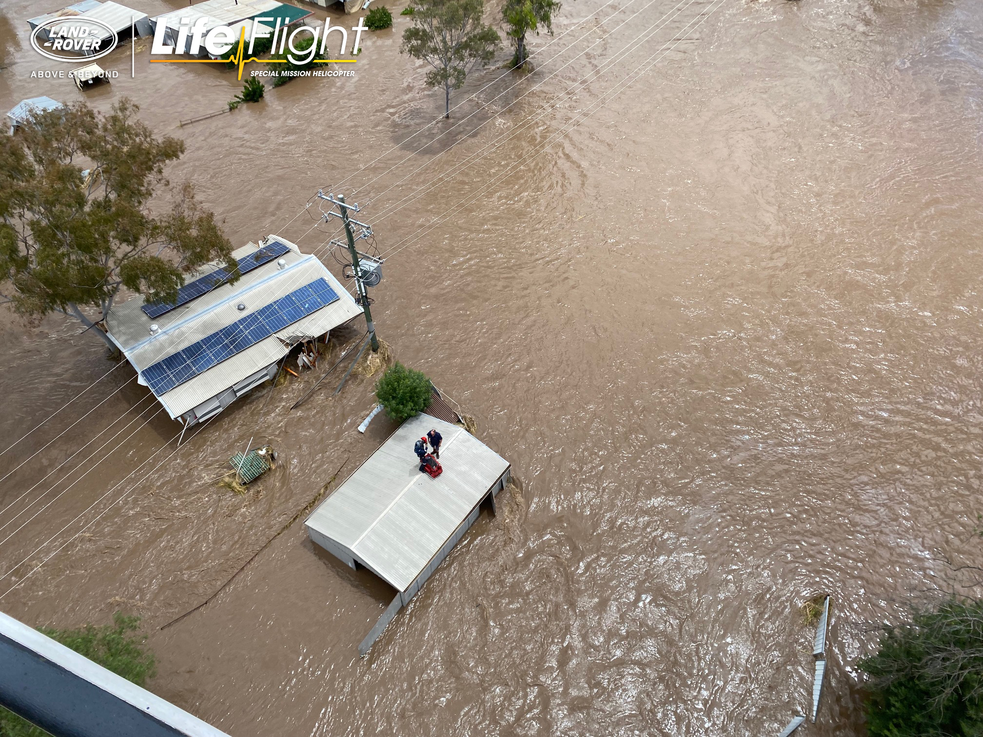 The LifeFlight helicopter has rescued 18 people and 14 pets from floodwaters in the NSW Central West.