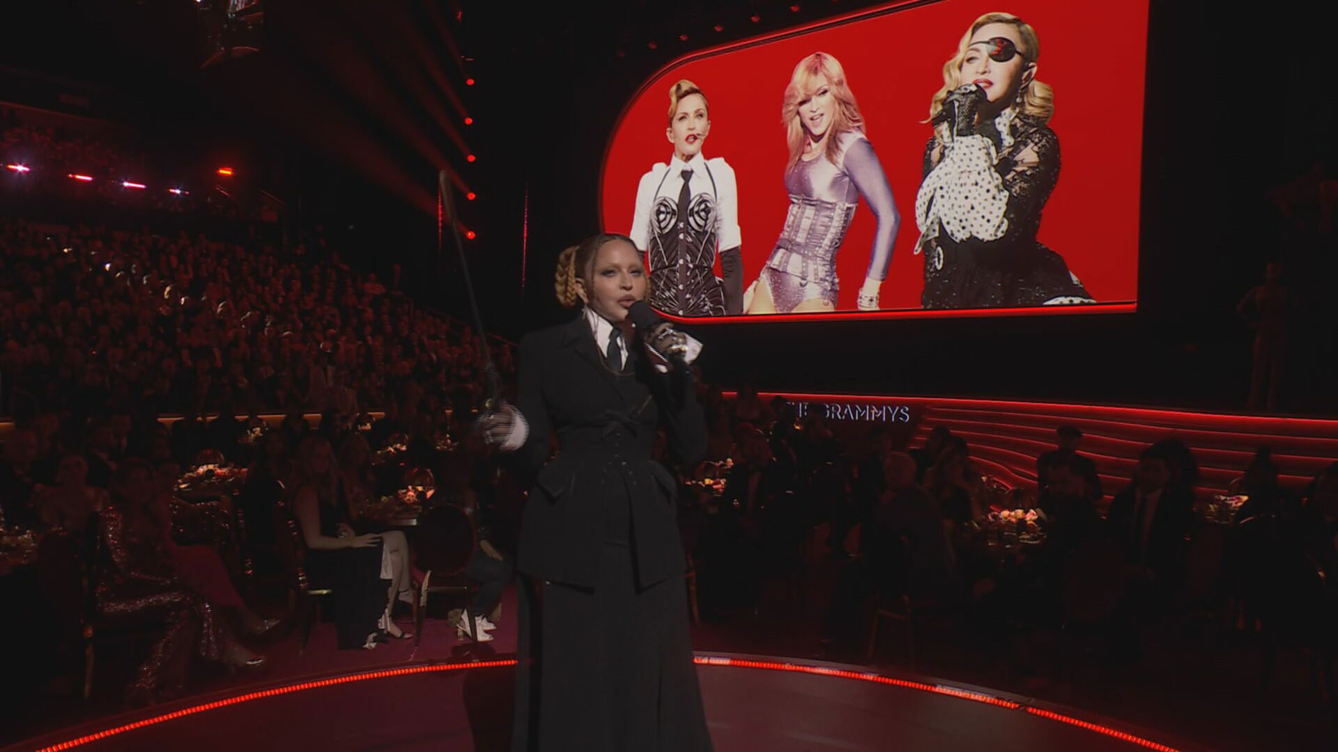 Madonna en los premios Grammy 2023.