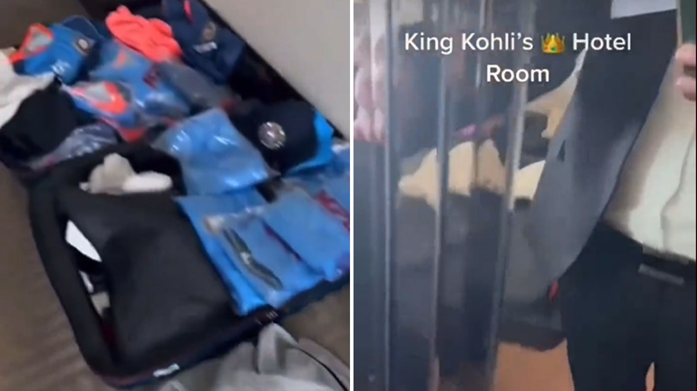 Virat Kohli fan video in hotel room