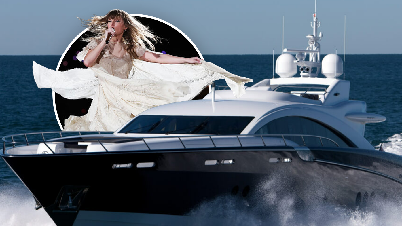Inside the $3000 per hour superyacht Taylor Swift hired in Sydney