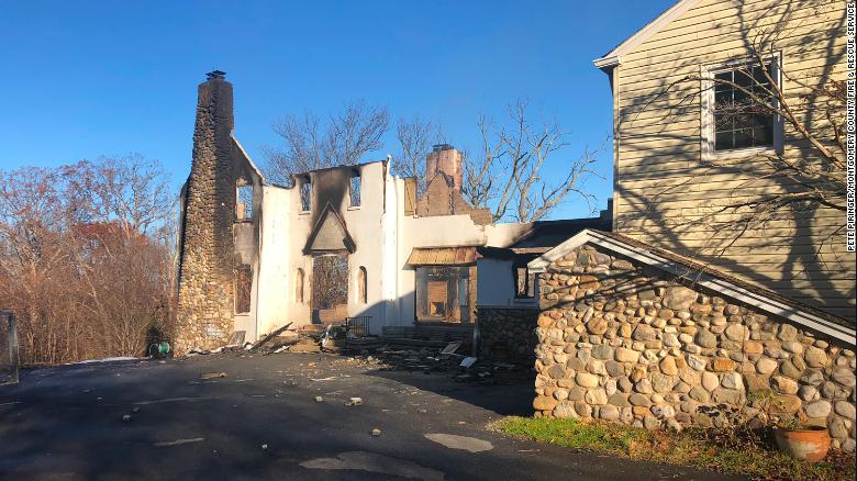 What started as an attempt to get rid of pesky creatures ended with an entire house going up in flames.