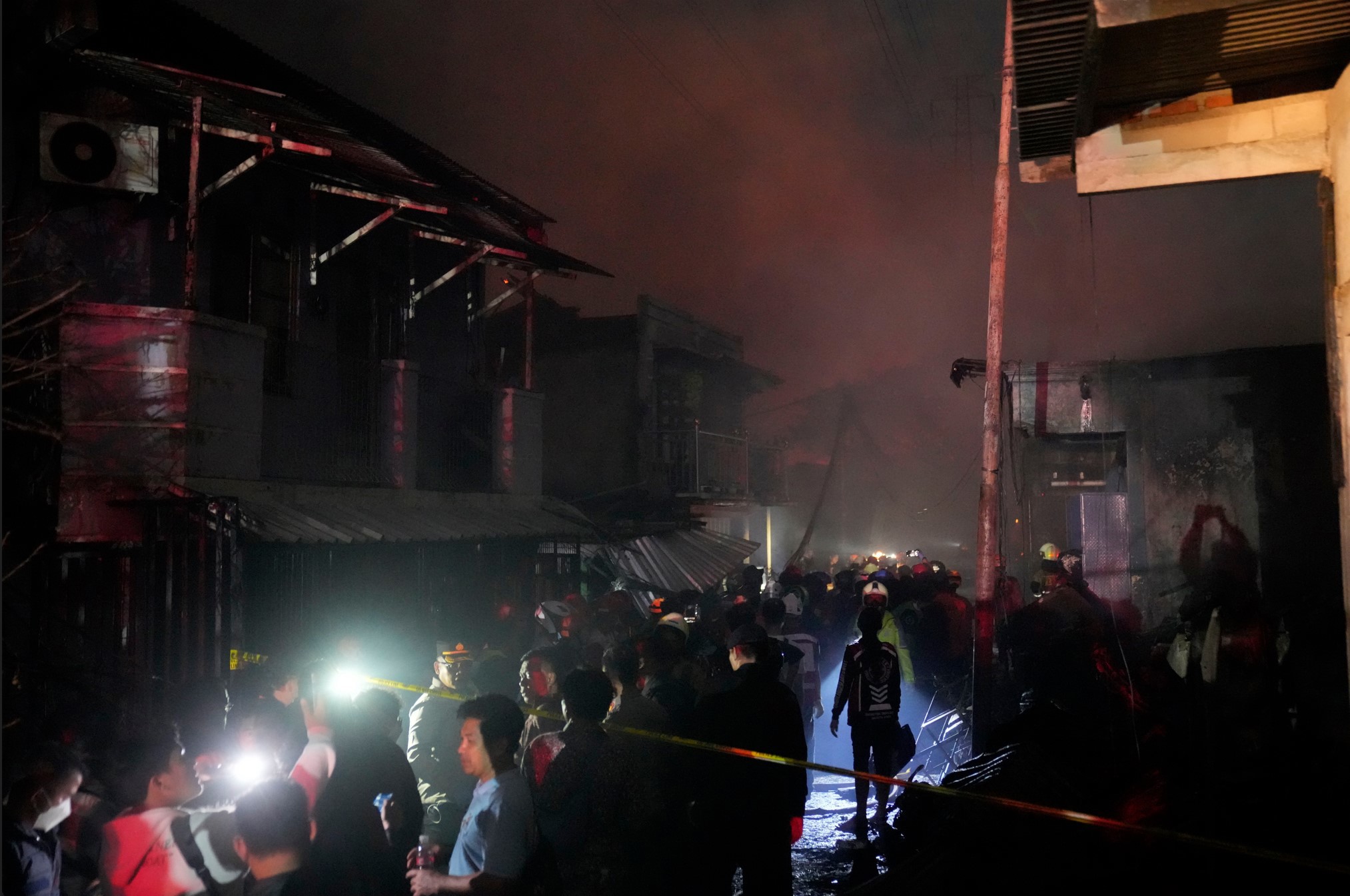 A large fire broke out at a fuel storage depot in Indonesia's capital on Friday, killing at least 17 people, injuring dozens of others and forcing the evacuation of thousands