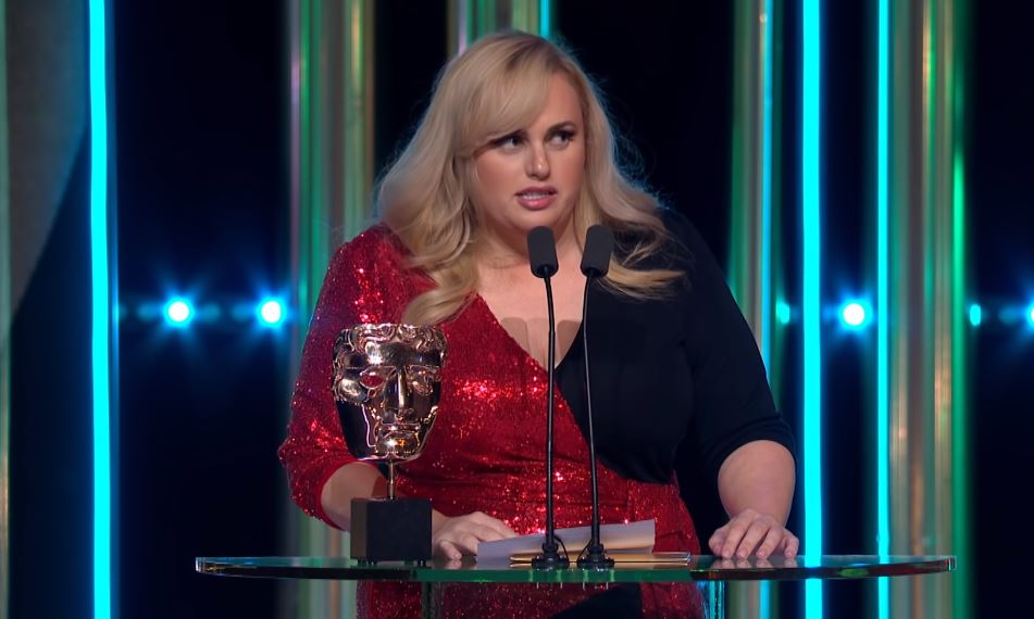 Rebel Wilson presents an award at the 2020 BAFTA Awards but steals the show with hilarious intro