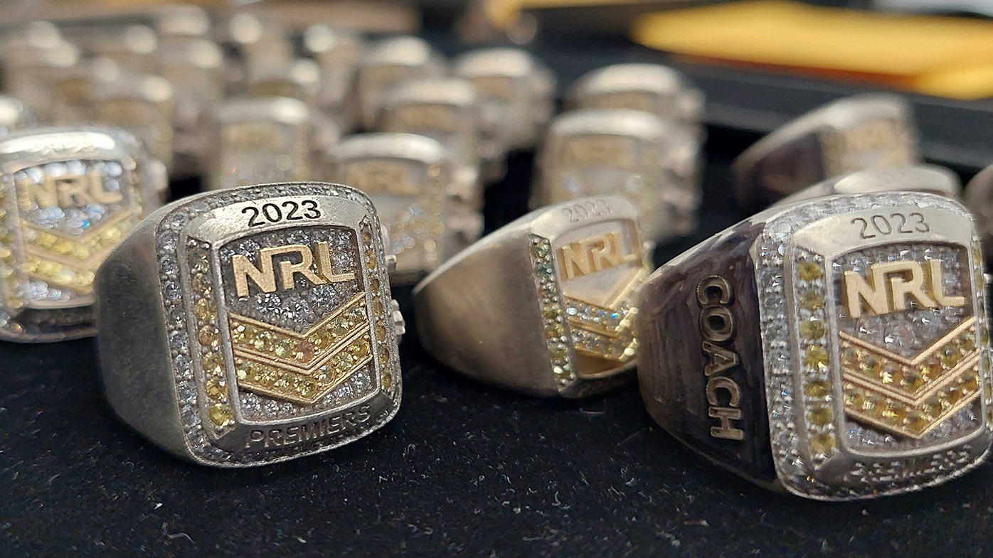 NRL grand final 2023 The real cost of winning a premiership ring as 2023 edition unveiled 'You