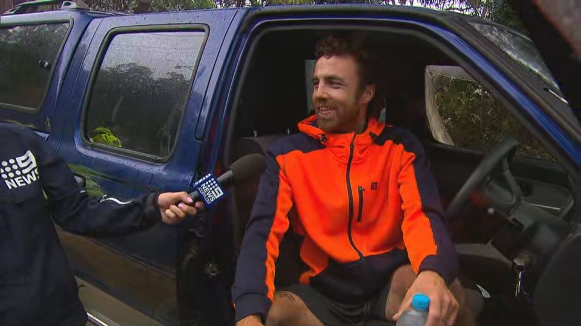 Brett Hogbin helped find the teenager.