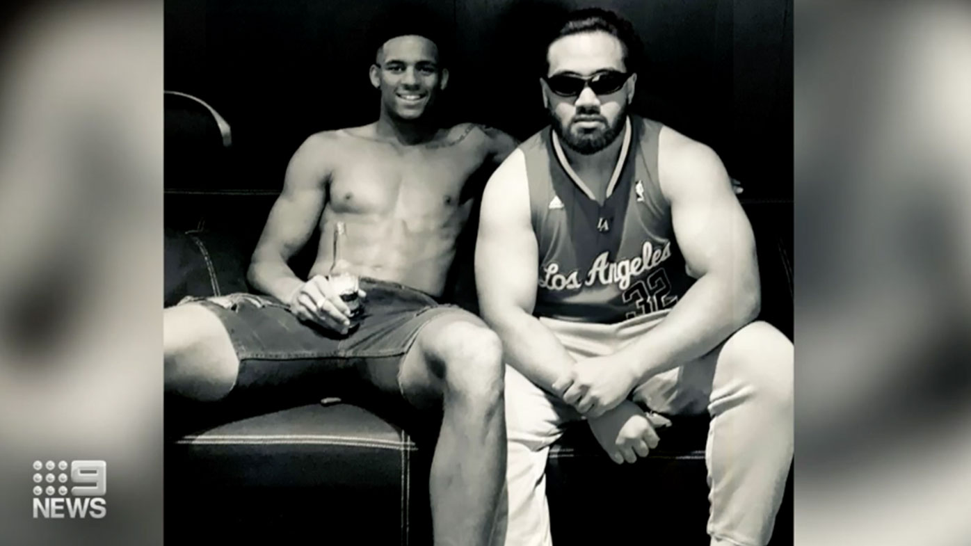 Jason Saab with Keith Titmuss.