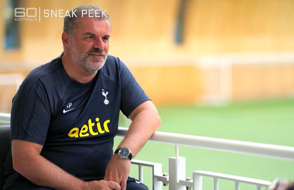 Ange Postecoglou sits down with 60 Minutes journalist Tara Brown for an exclusive interview.
