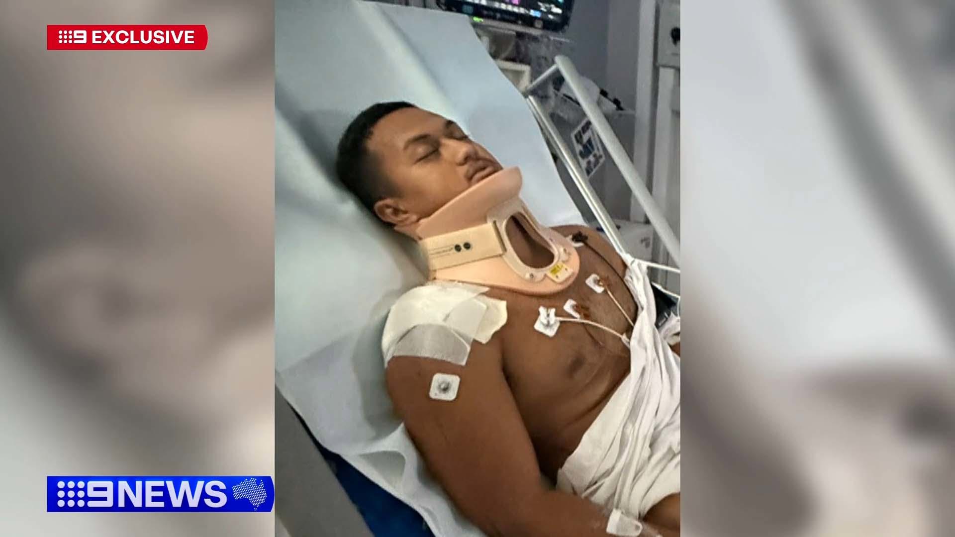 Rico Nekelo was on his way to see a mate last month but instead came close to death.
