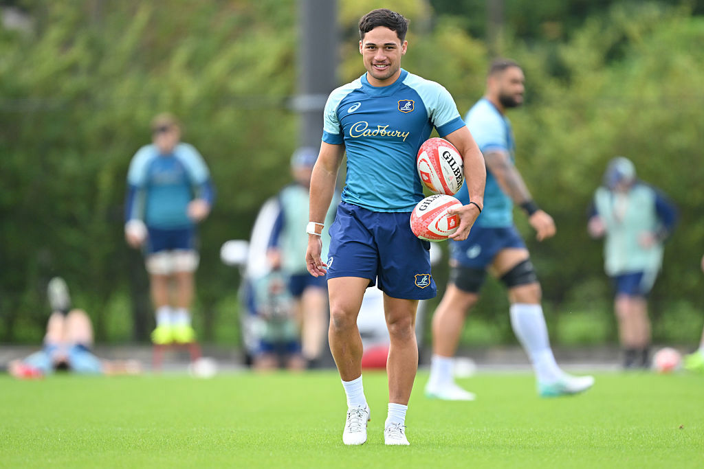 Kalani Thomas in action in Urayasu.