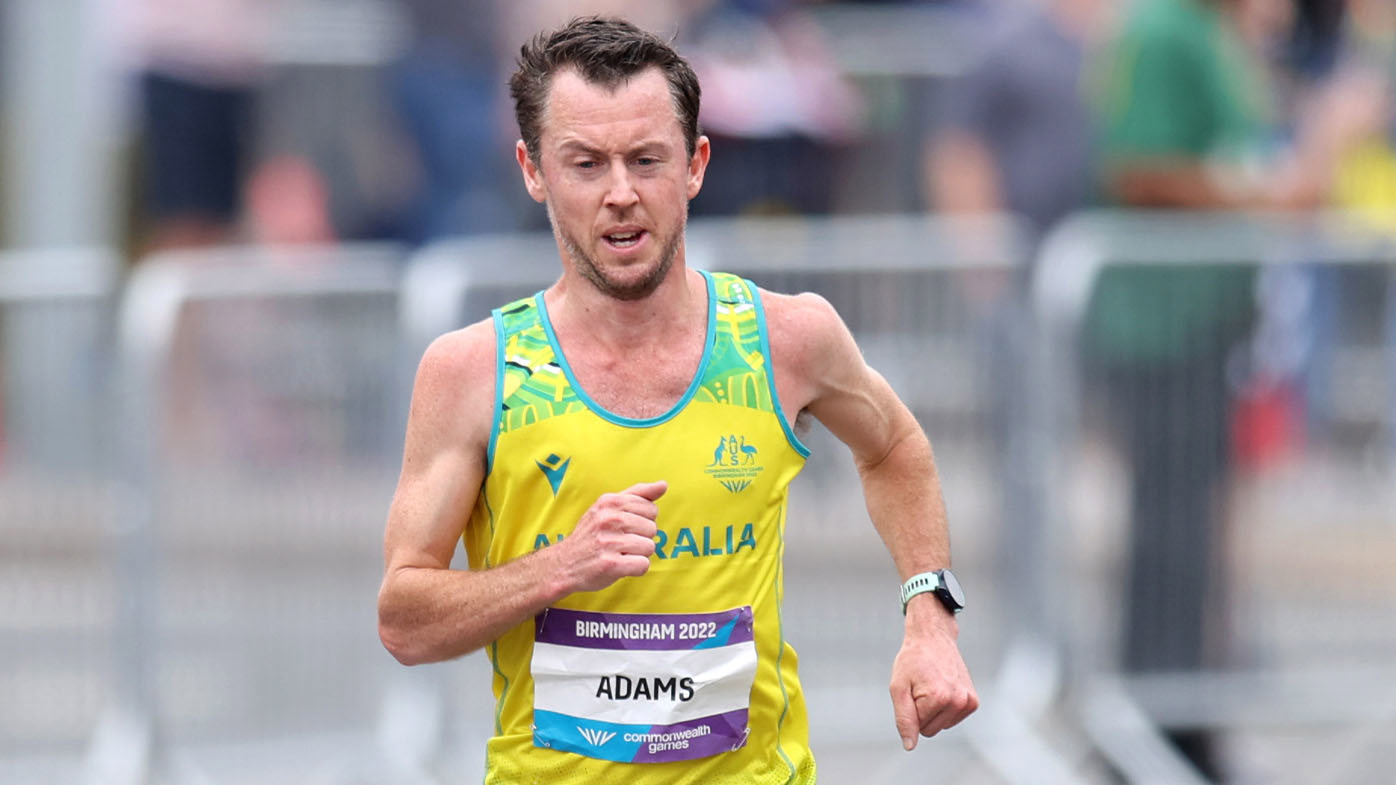 Australian marathon runner Liam Adams.