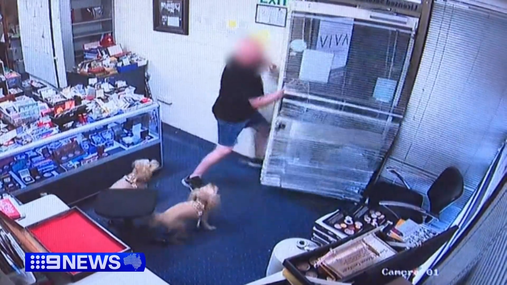 A Brisbane man who was just weeks out from cancer treatment has fought back with a machete to fend off violent robbers from his store.