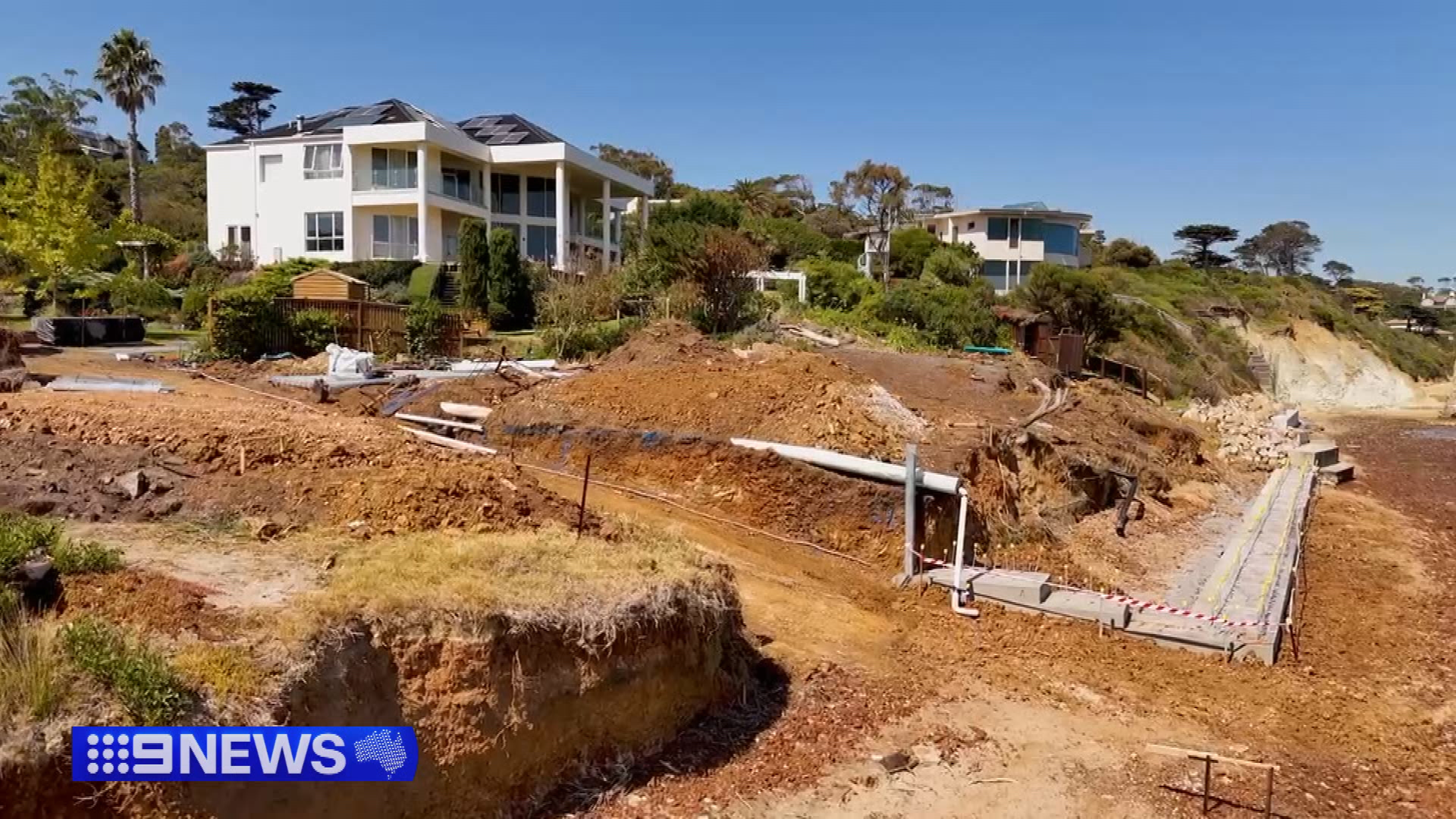 Homeowner tied to seawall build without permit considers selling seaside mansion