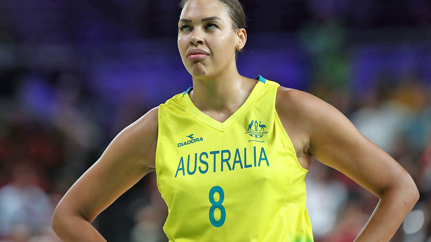 Elizabeth Cambage during the Women's Gold Medal Game at the Commonwealth Games