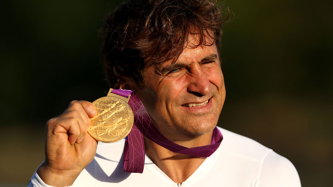 Alex Zanardi won gold at the 2012 London Paralympics.