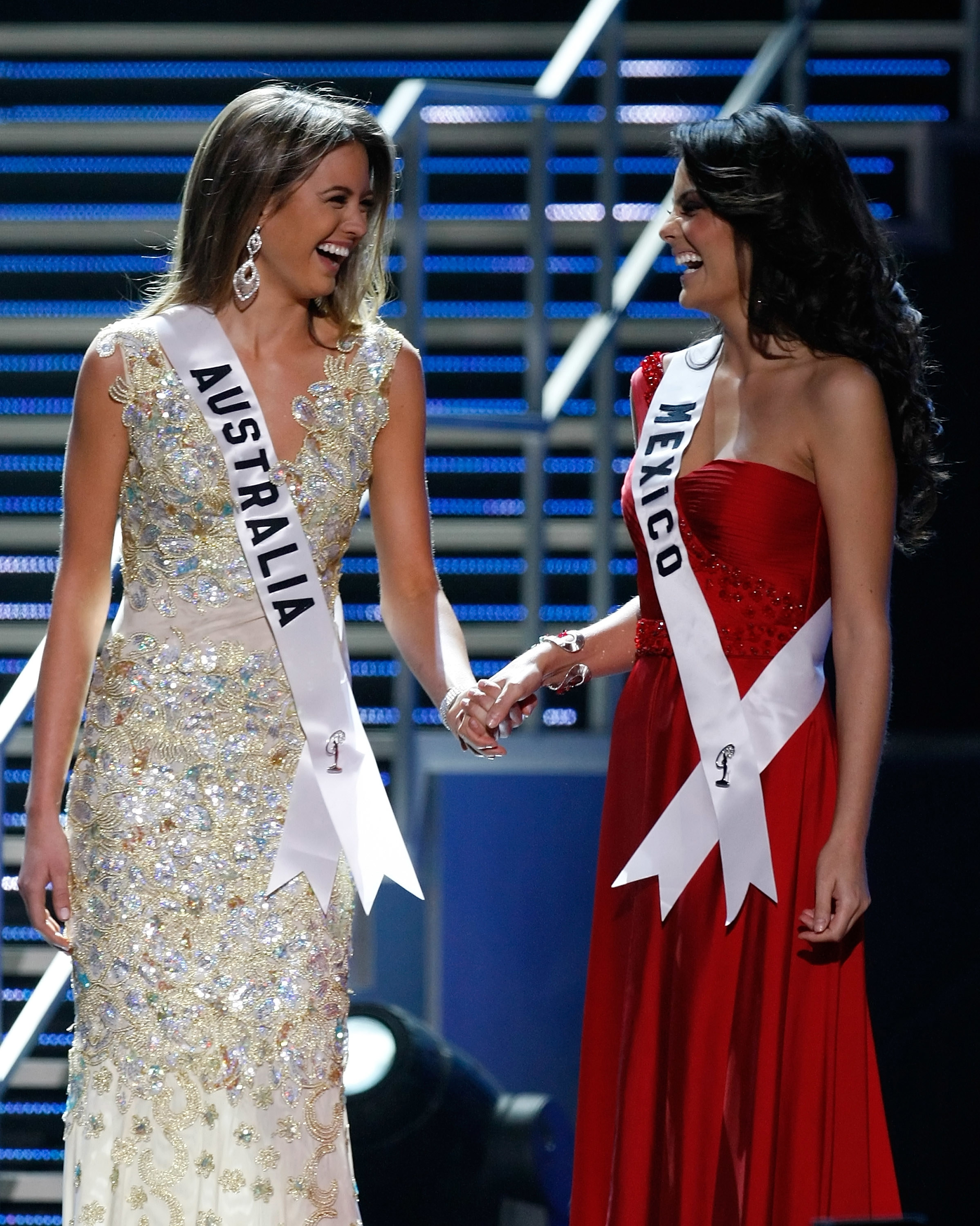 Jesinta Franklin the 2010 Miss Universe Pageant the Mandalay Bay Events Center August 23, 2010 in Las Vegas, Nevada.