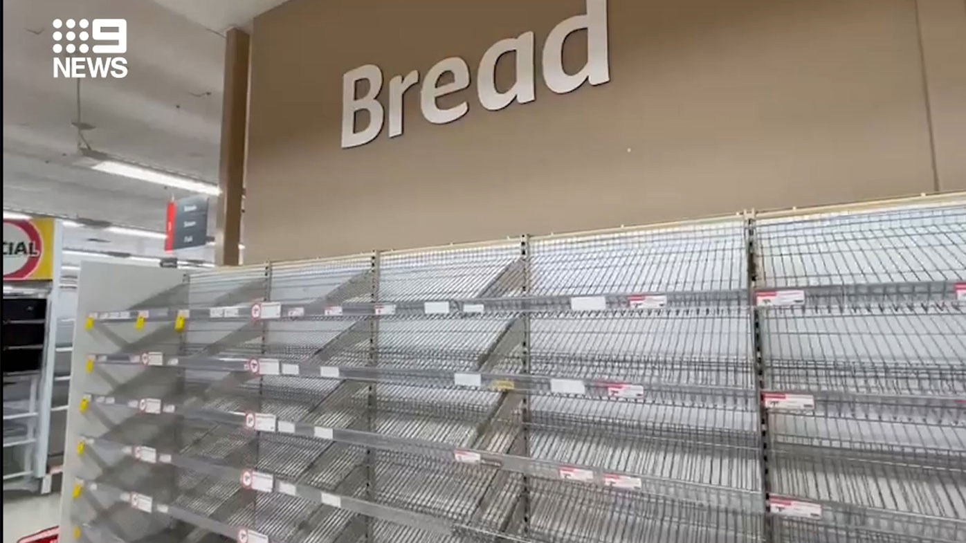 nsw weather update; lismore shops run out of food