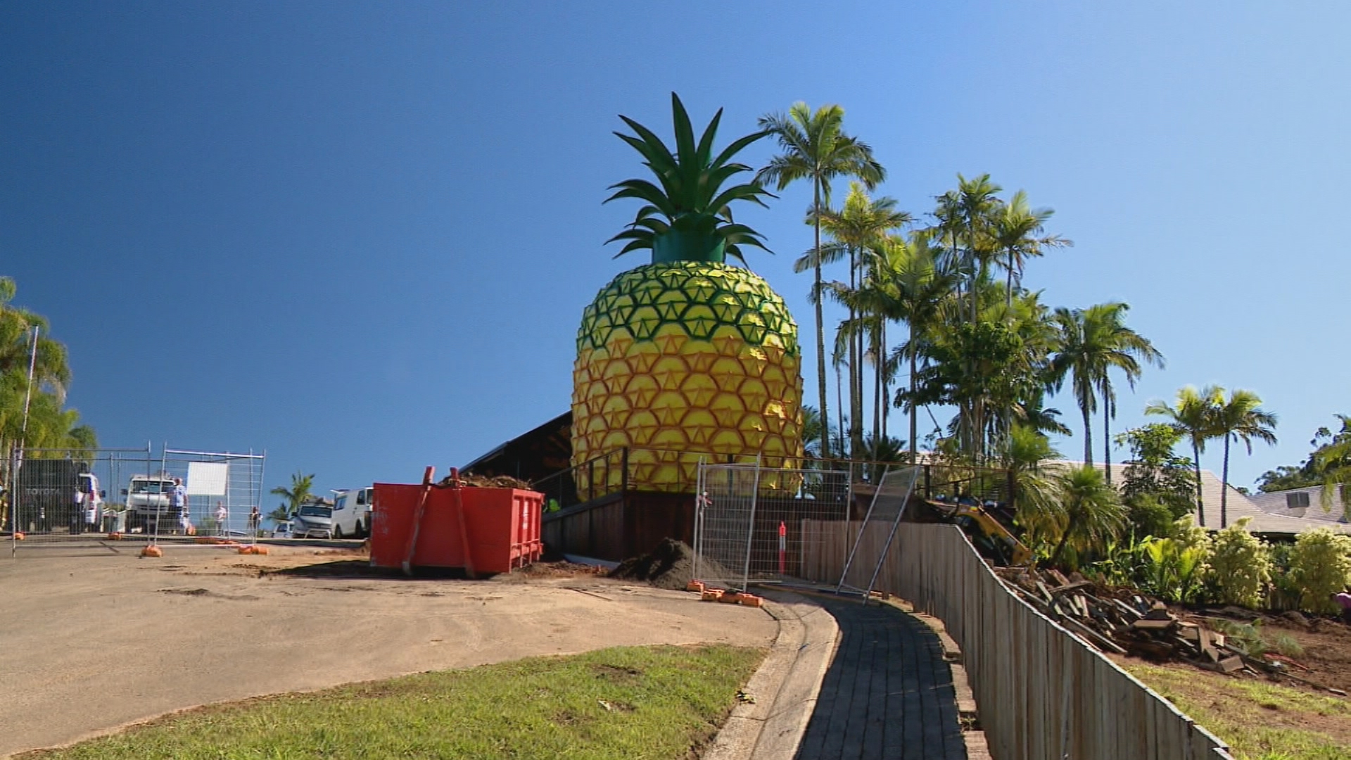 The Big Pineapple will reopen to the public in stages. 