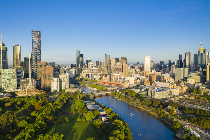 Melbourne skyline, Australia