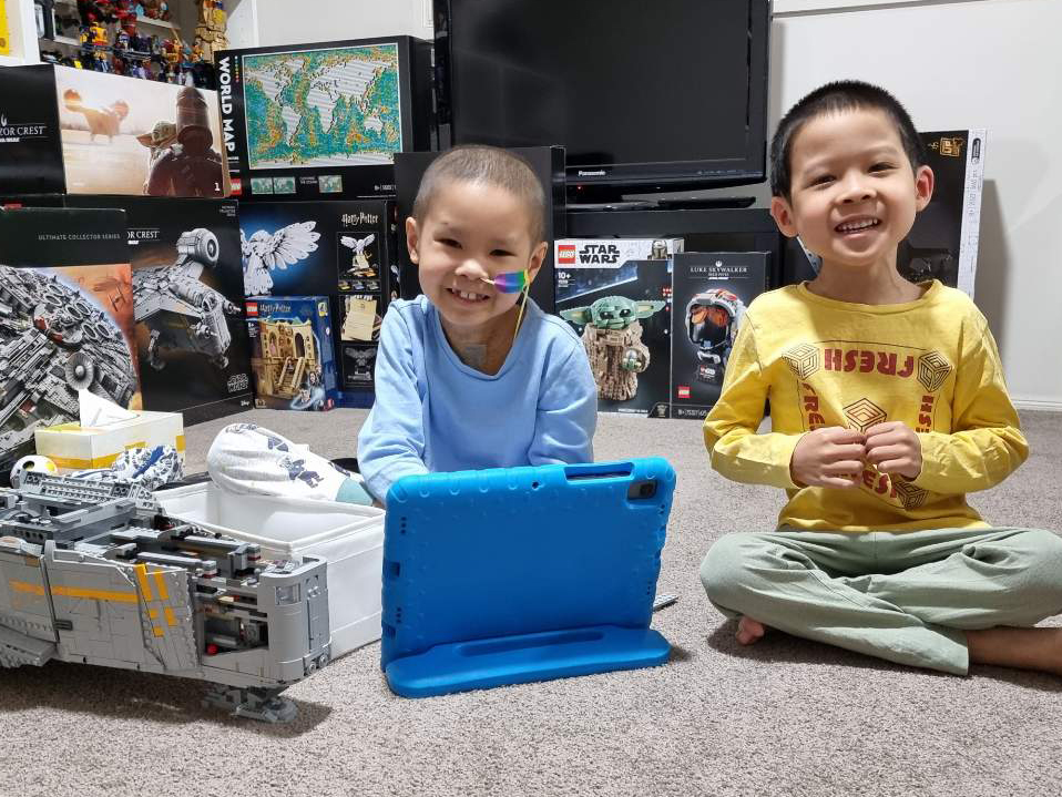 Chandler Tran from Sydney's west has bone cancer.