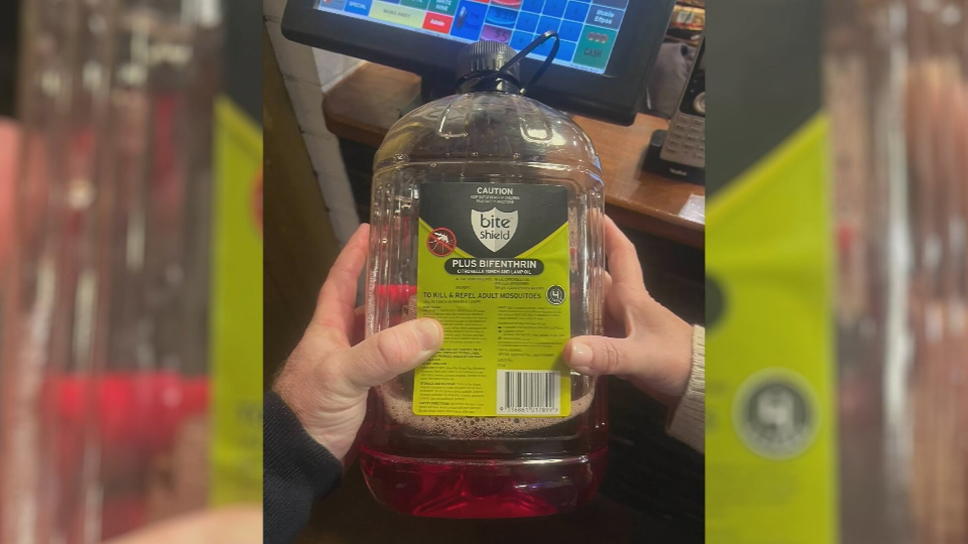 Family allegedly served insect repellant at a restaurant