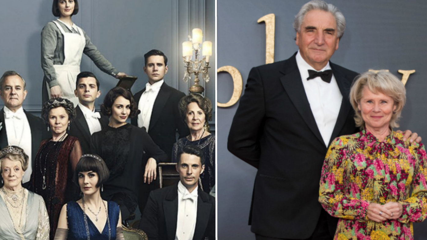 Jim Carter and Imelda Staunton took their real-life love on-set for the Downton Abbey ...