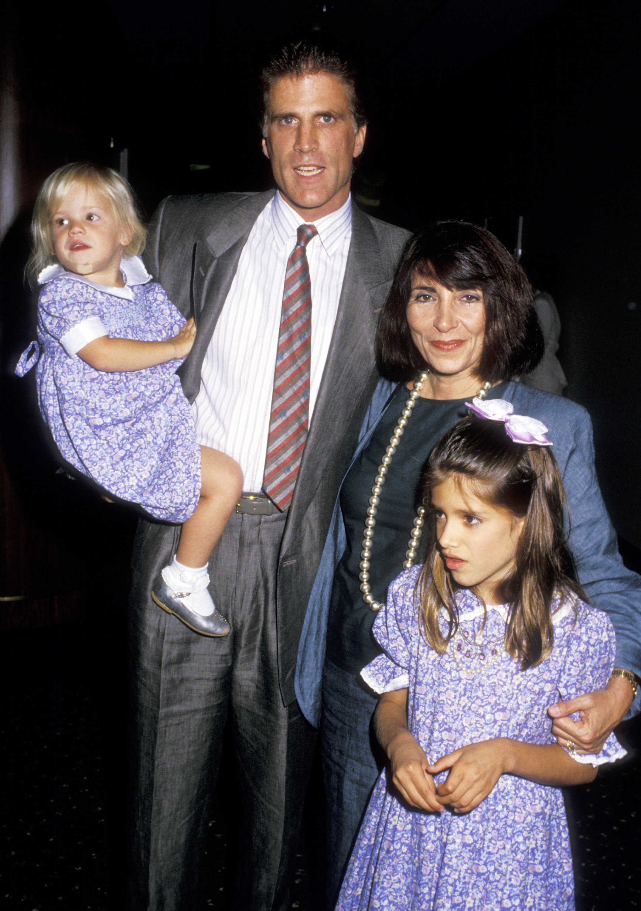 Ted Danson and Casey Coates with their daughters Alexis and Kate Danson
