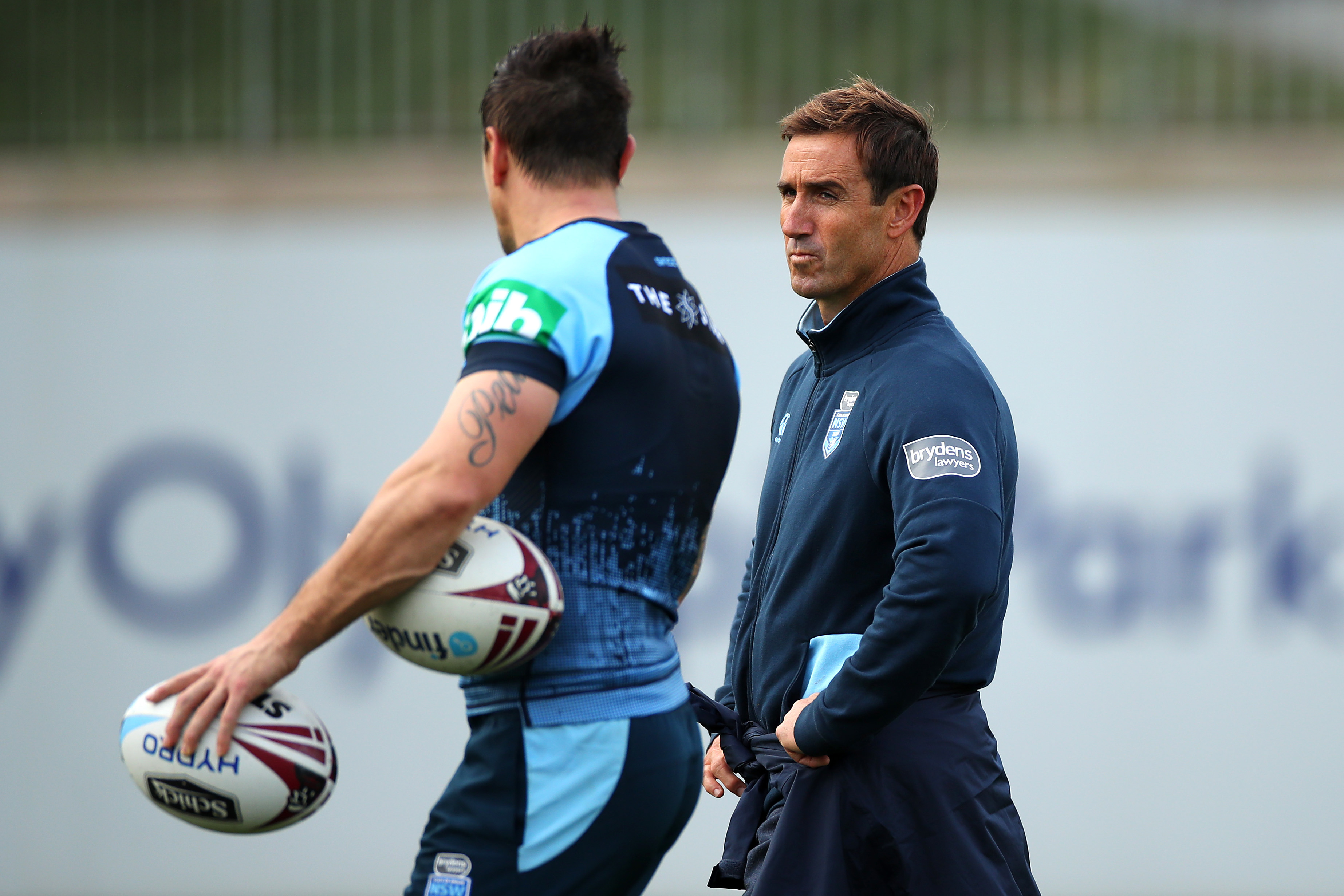 Blues assistant coach Andrew Johns.