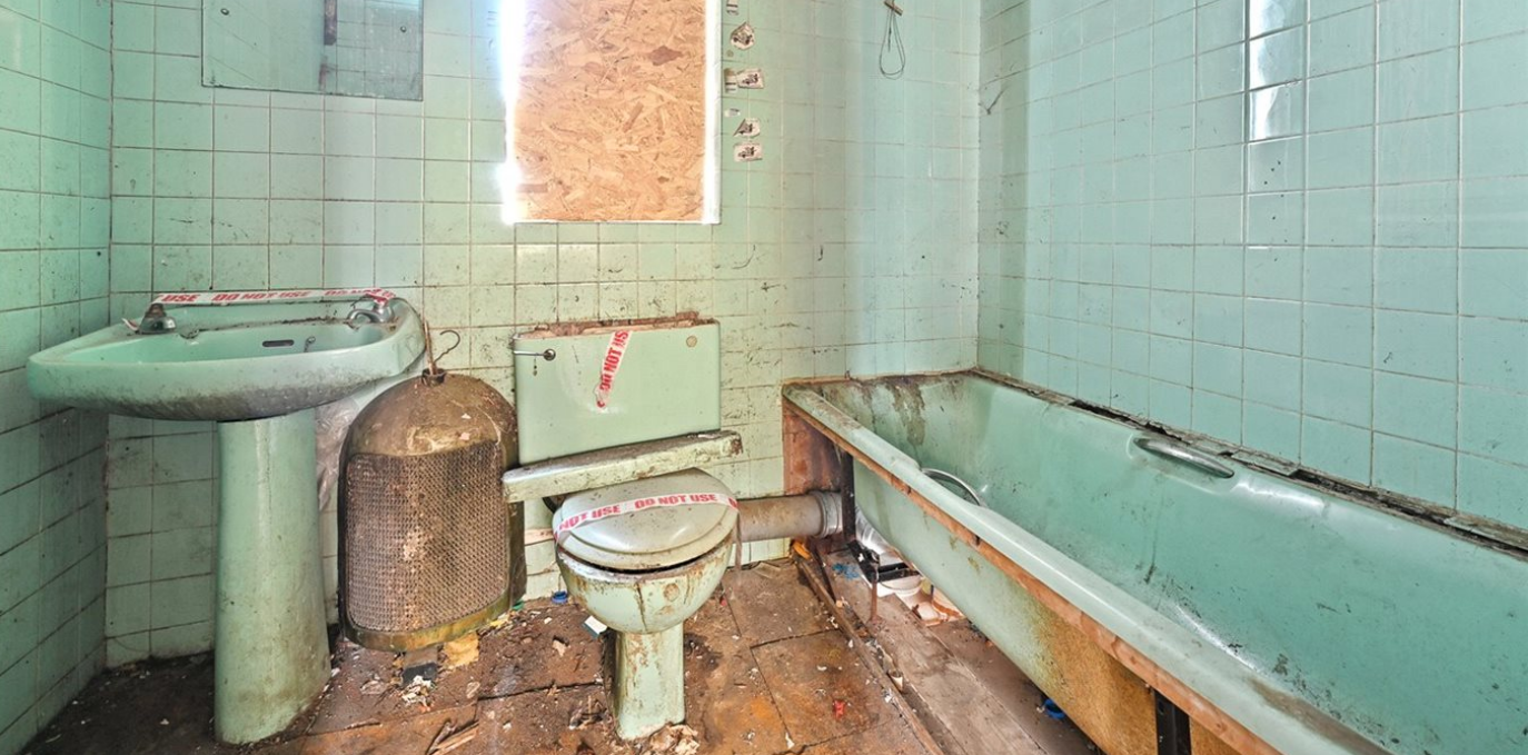 Filthy three-bedroom terrace house in Hammersmith, West London, has gone on the market for $1.3 million 