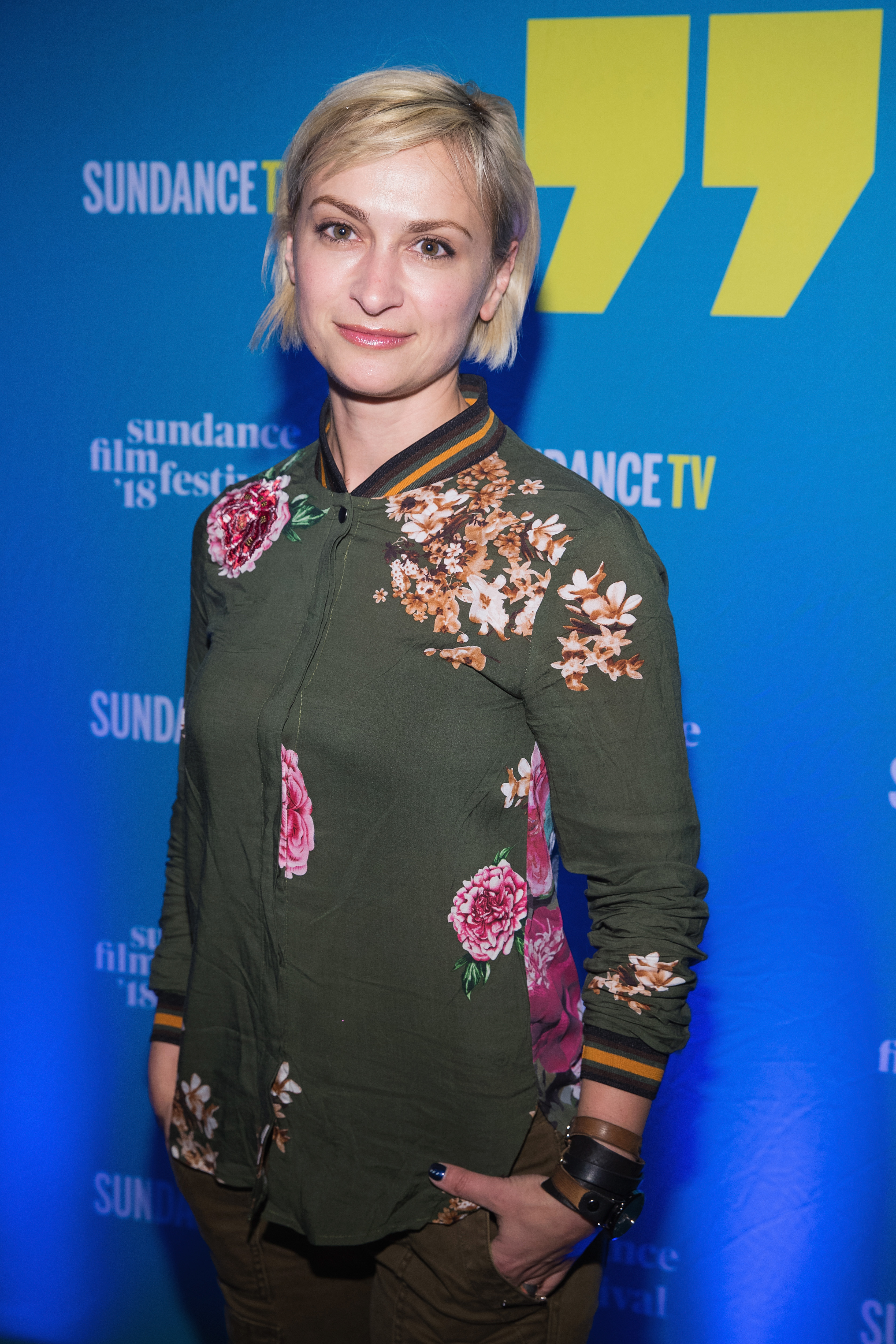 Filmmaker Halyna Hutchins attends the 2018 Sundance Film Festival in 2018 in Park City, Utah.