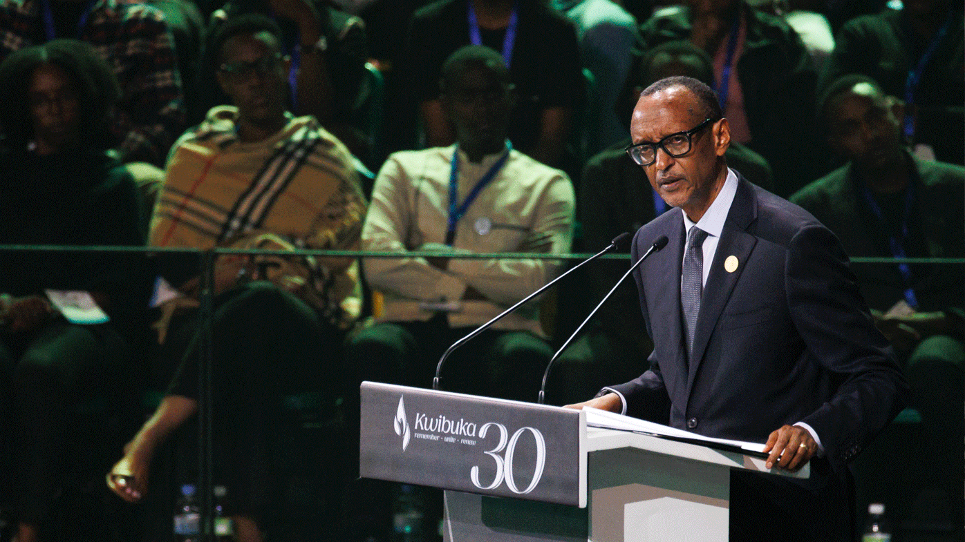 Rwandan President Paul Kagame blamed the inaction of the international community for allowing the 1994 genocide to happen as the country marked 30 years on.