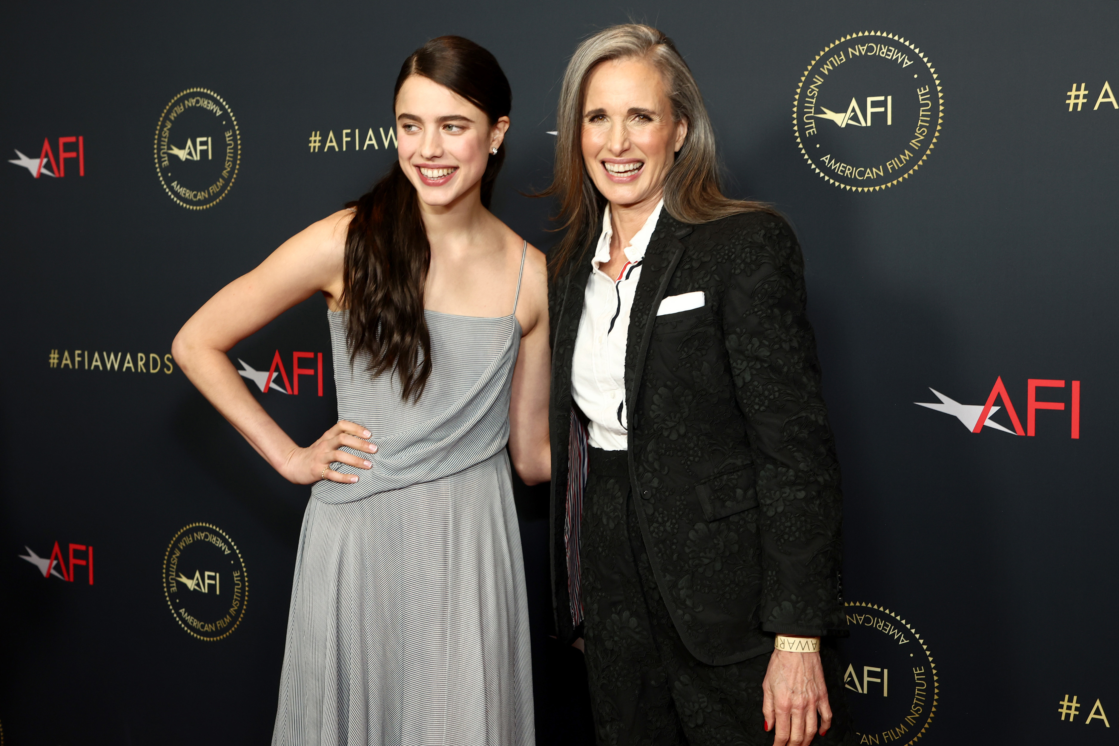 Margaret Qualley and Andie MacDowell 