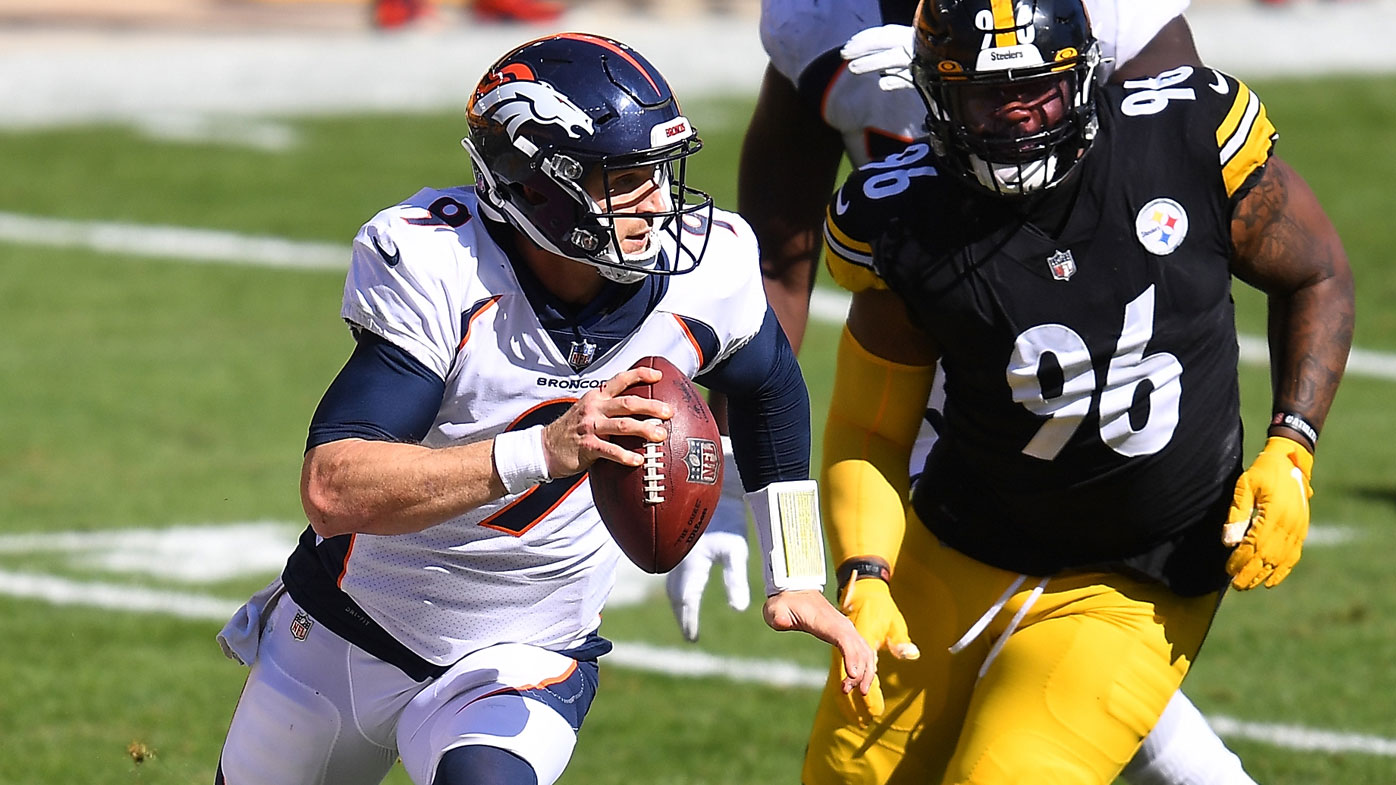 Jeff Driskel of the Denver Broncos