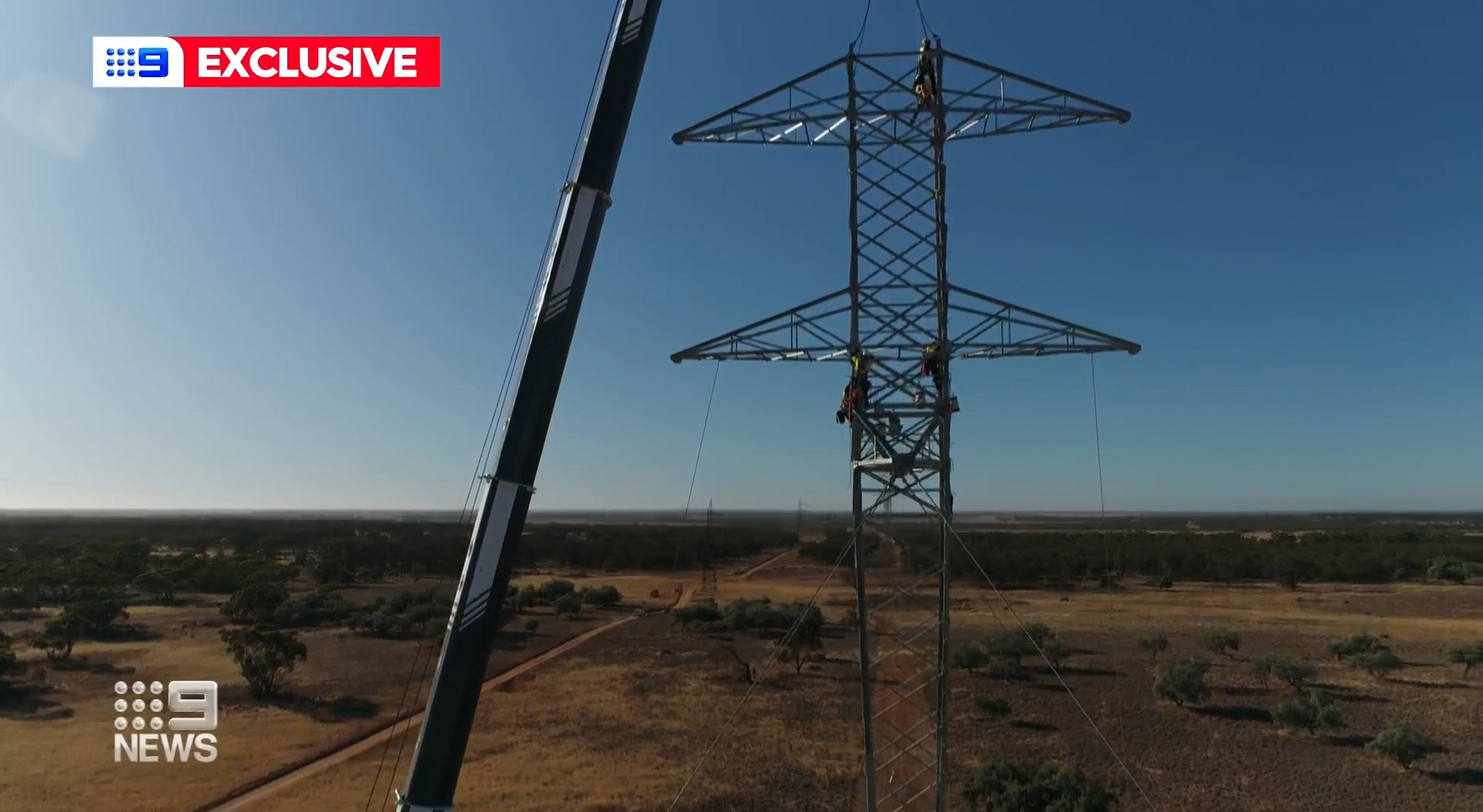 A massive project is underway to construct an 'energy superhighway' connecting three states.Transmission lines will be created promising to build up a more reliable grid, bring down power bills and secure Australia's clean energy future.