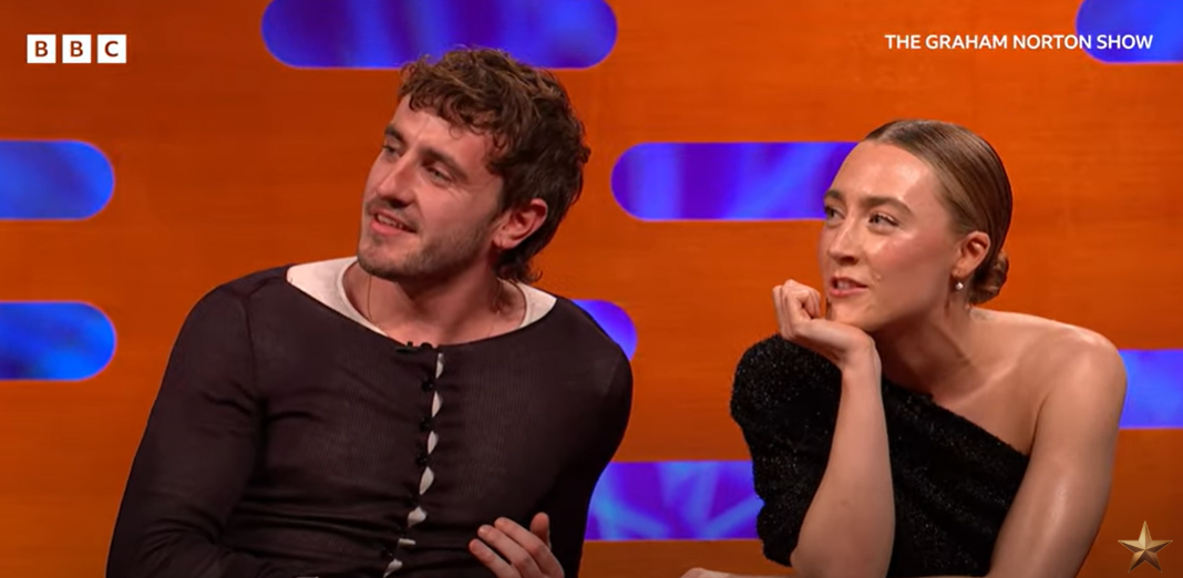 Paul Mescal and Saoirse Ronan on The Graham Norton Show