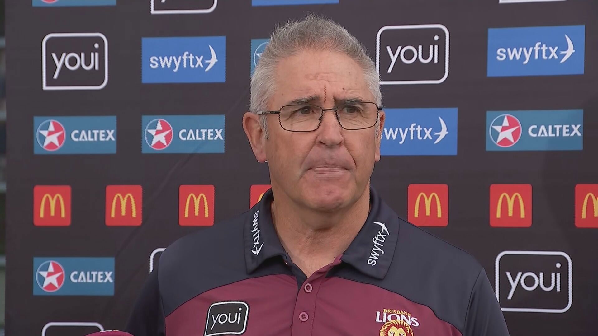 Brisbane Lions coach Chris Fagan.