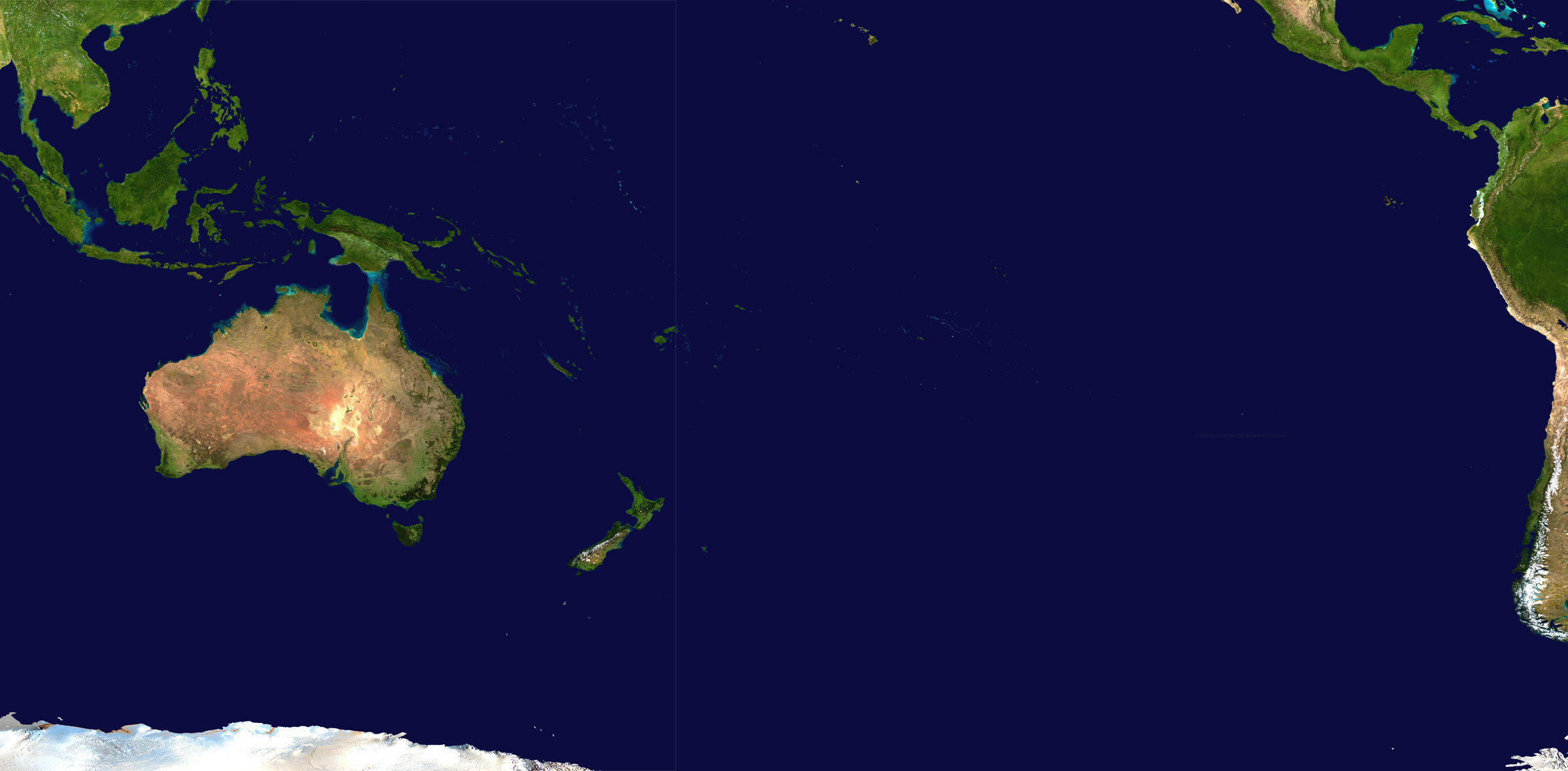 Masses of warm water move from one side of the pacific ocean to the other in a cycle known as the El Nino Southern Oscillation.