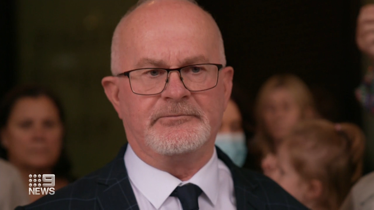 Michael Duke, the husband of the woman killed in a crash in 2019.