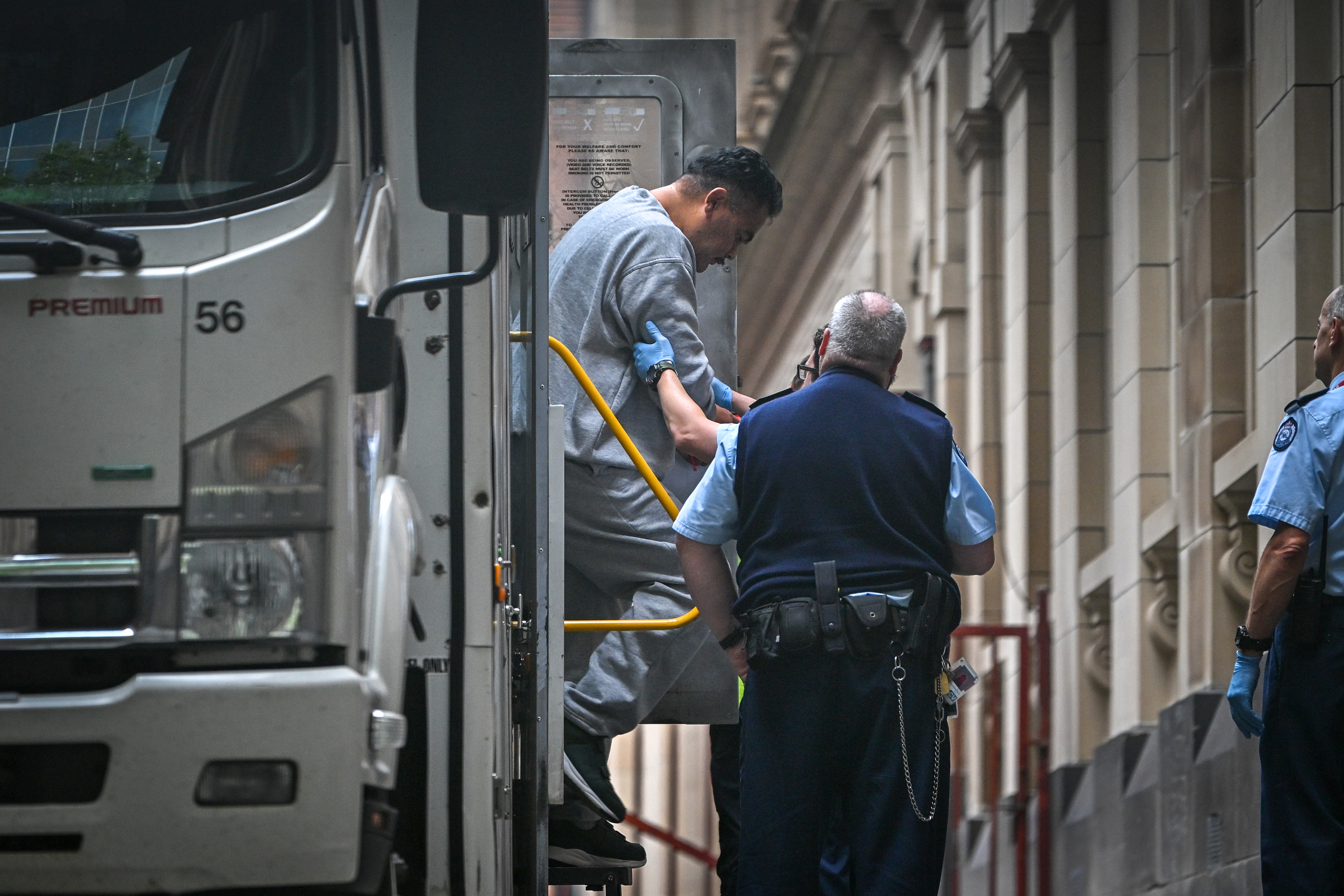 Rimoni Muliaga enters the Supreme Court of Victoria in Melbourne on Friday.