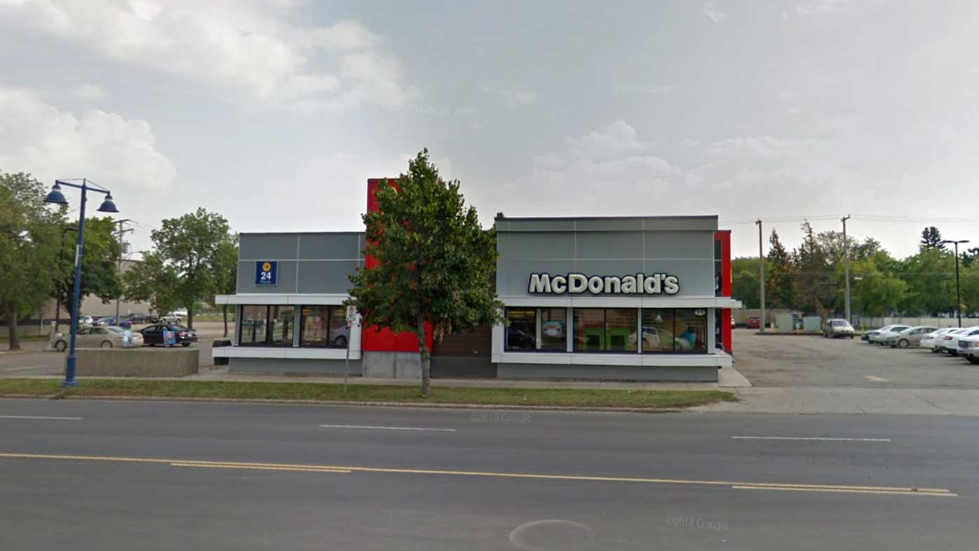 The McDonald's in Canada where Philip Langan wrote his will.