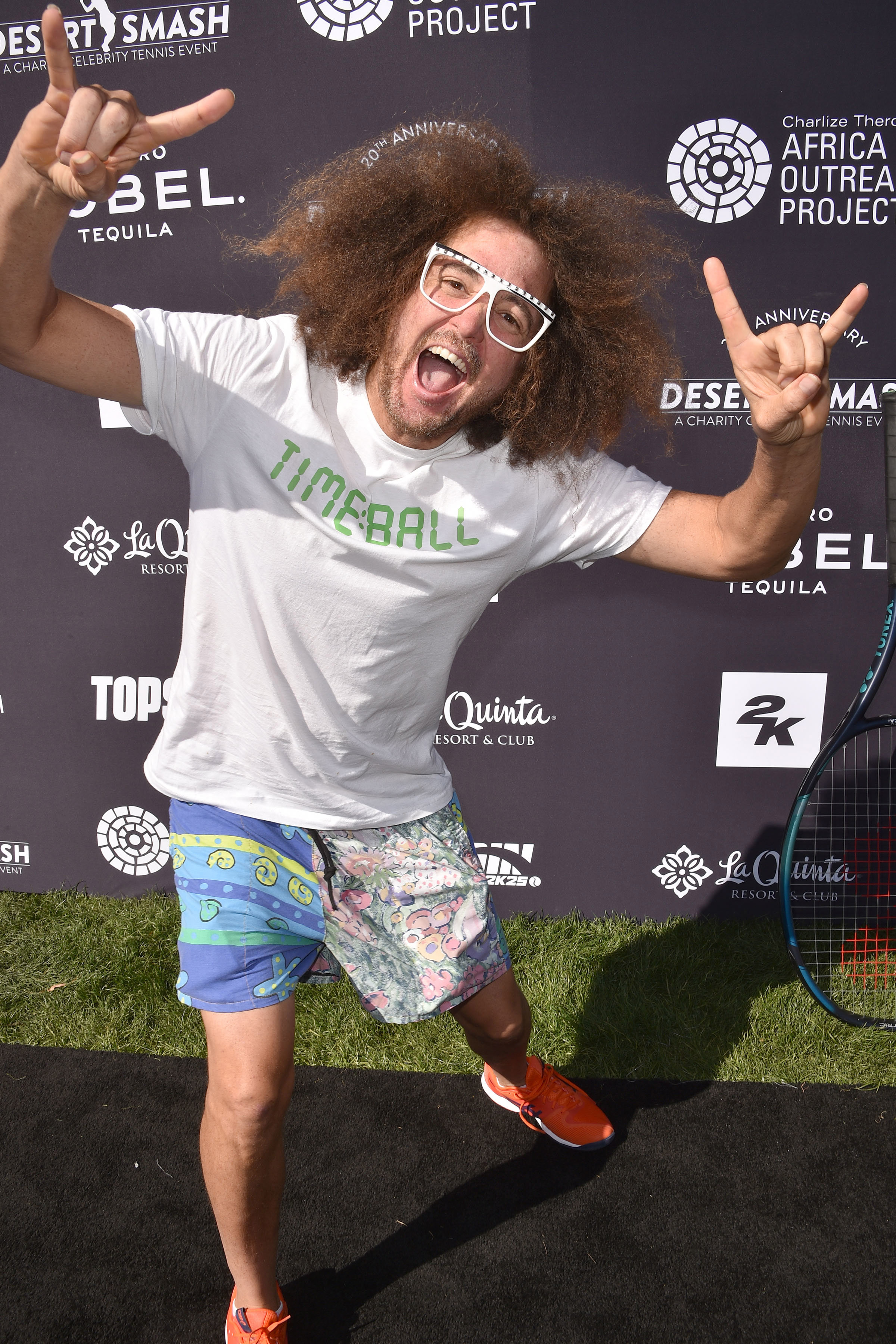 LA QUINTA, CALIFORNIA - MARCH 05: Redfoo attends Charlize Theron hosts Desert Smash 2024 to benefit the Charlize Theron Africa Outreach Project at La Quinta Resort and Club, A Waldorf Astoria Resort on March 05, 2024 in La Quinta, California. (Photo by David Crotty/Getty Images)