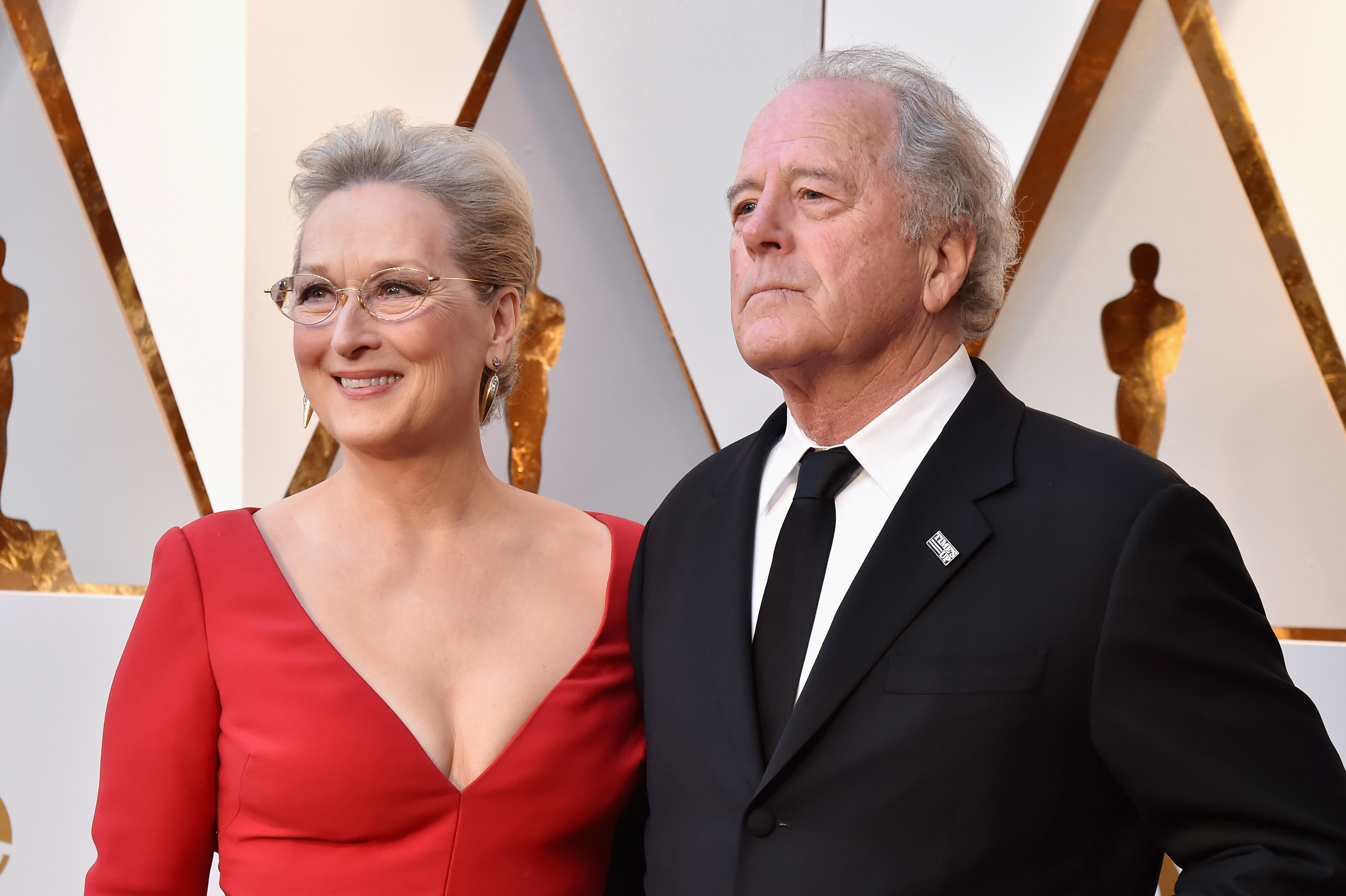 Meryl Streep and Don Gummer at the 2018 Academy Awards on March 4, 2018. It was their final red carpet appearance.