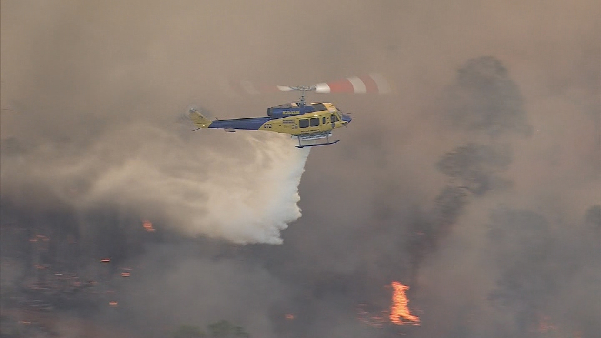 Perth Hills bushfire