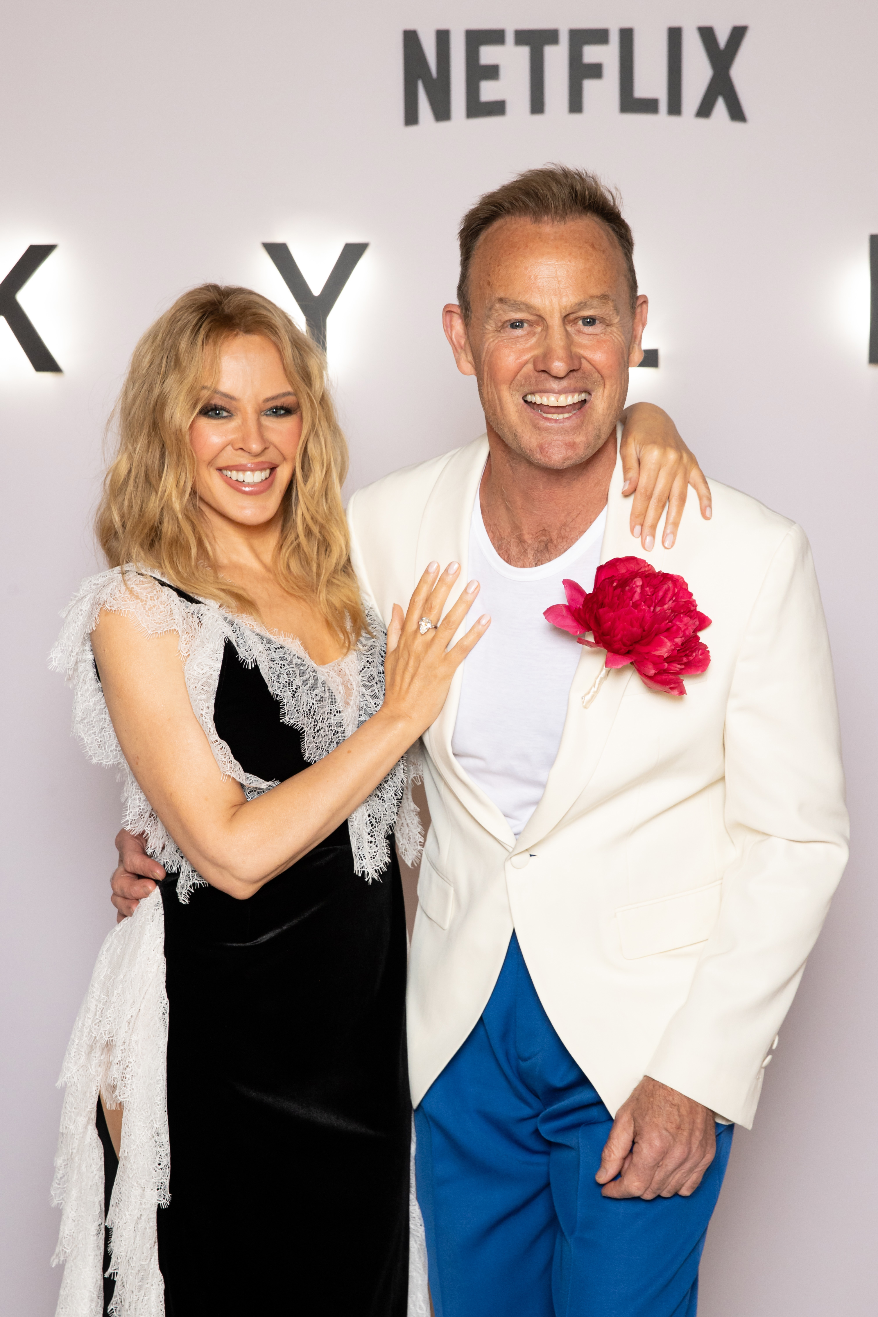 Kylie Minogue and Jason Donovan 