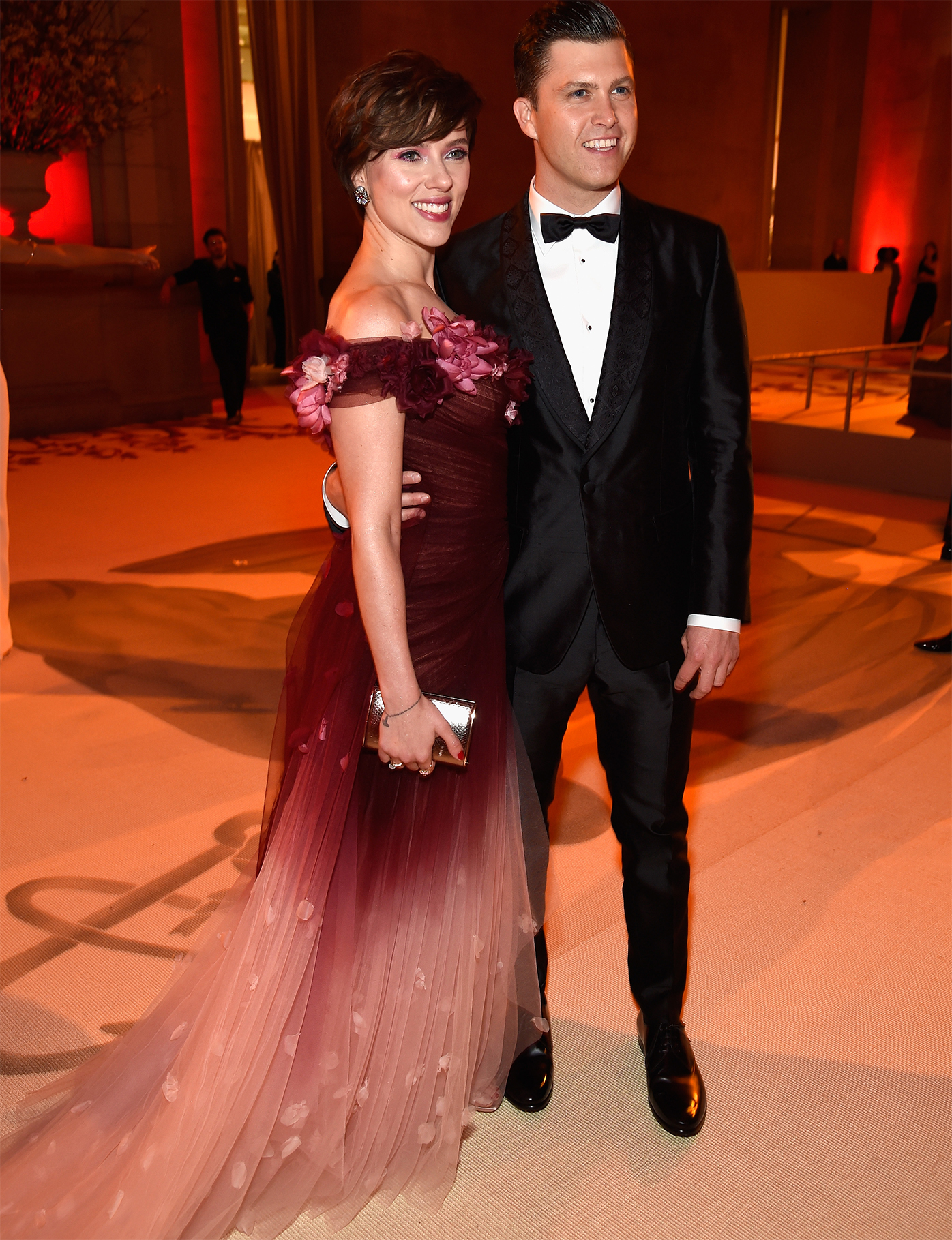 Scarlett Johansson and Colin Jost