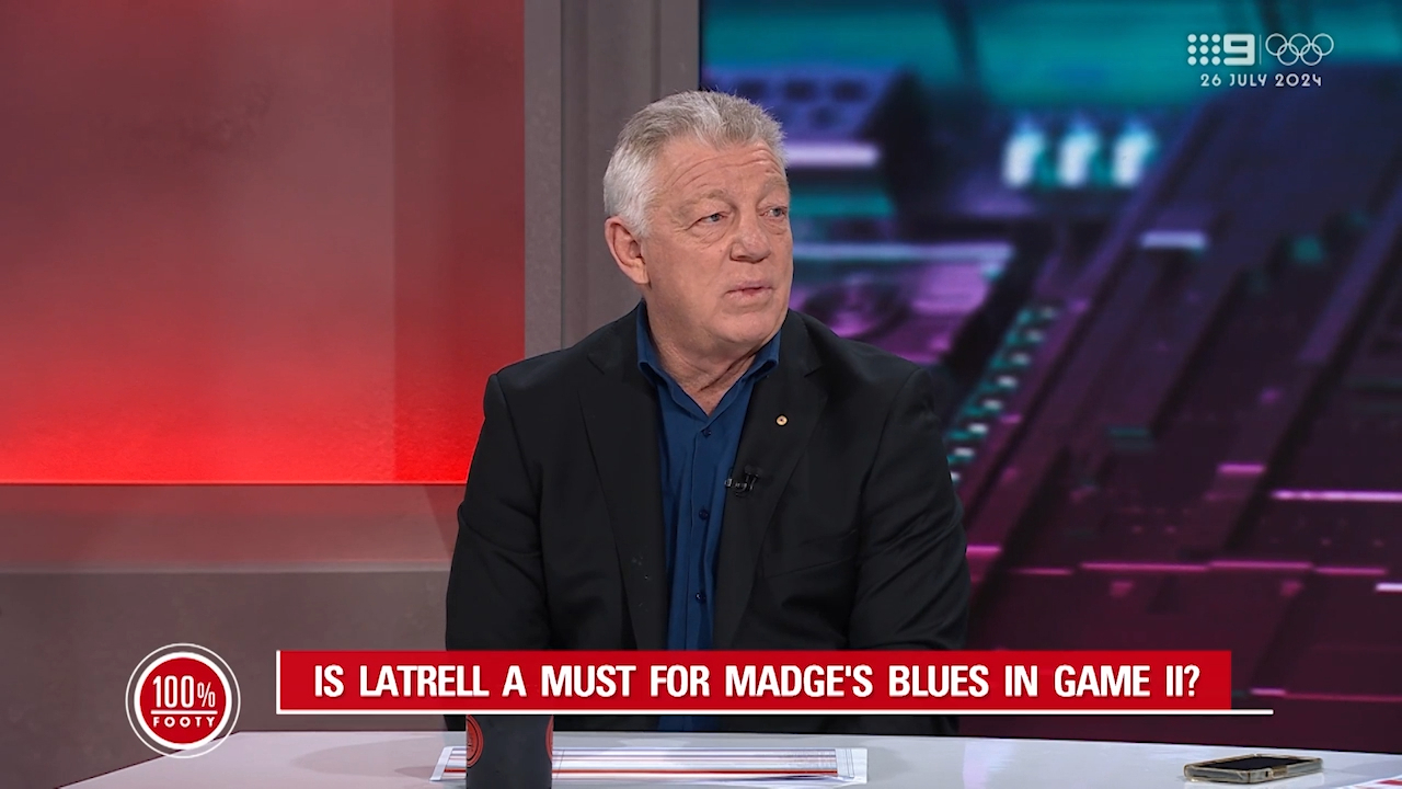 Phil Gould discusses Latrell Mitchell Origin potential. 100% Footy