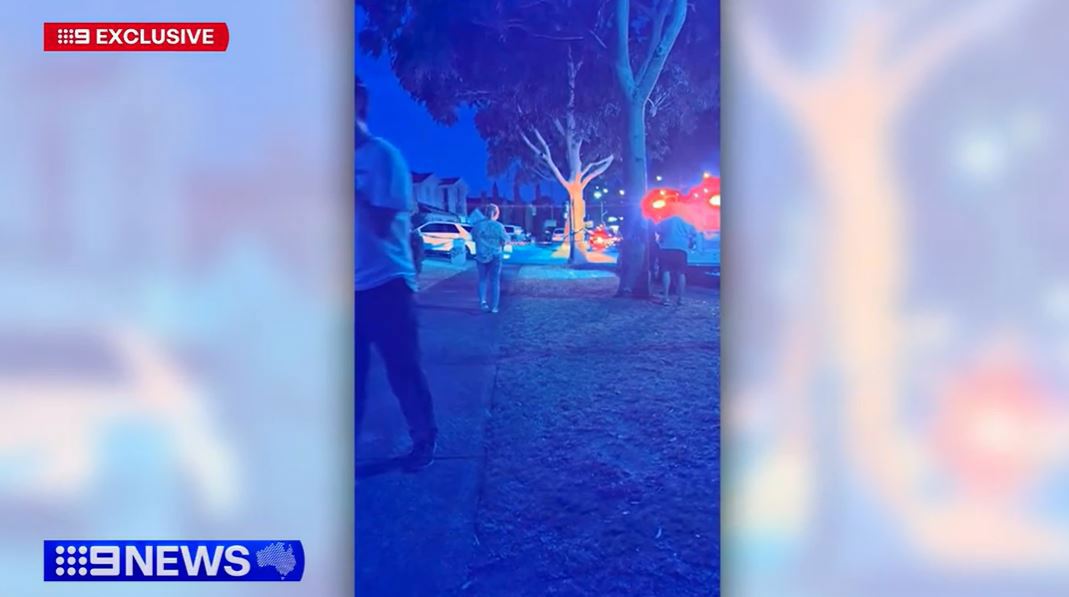 A 73- year- old man was slashed three times in Keysborough on Friday night