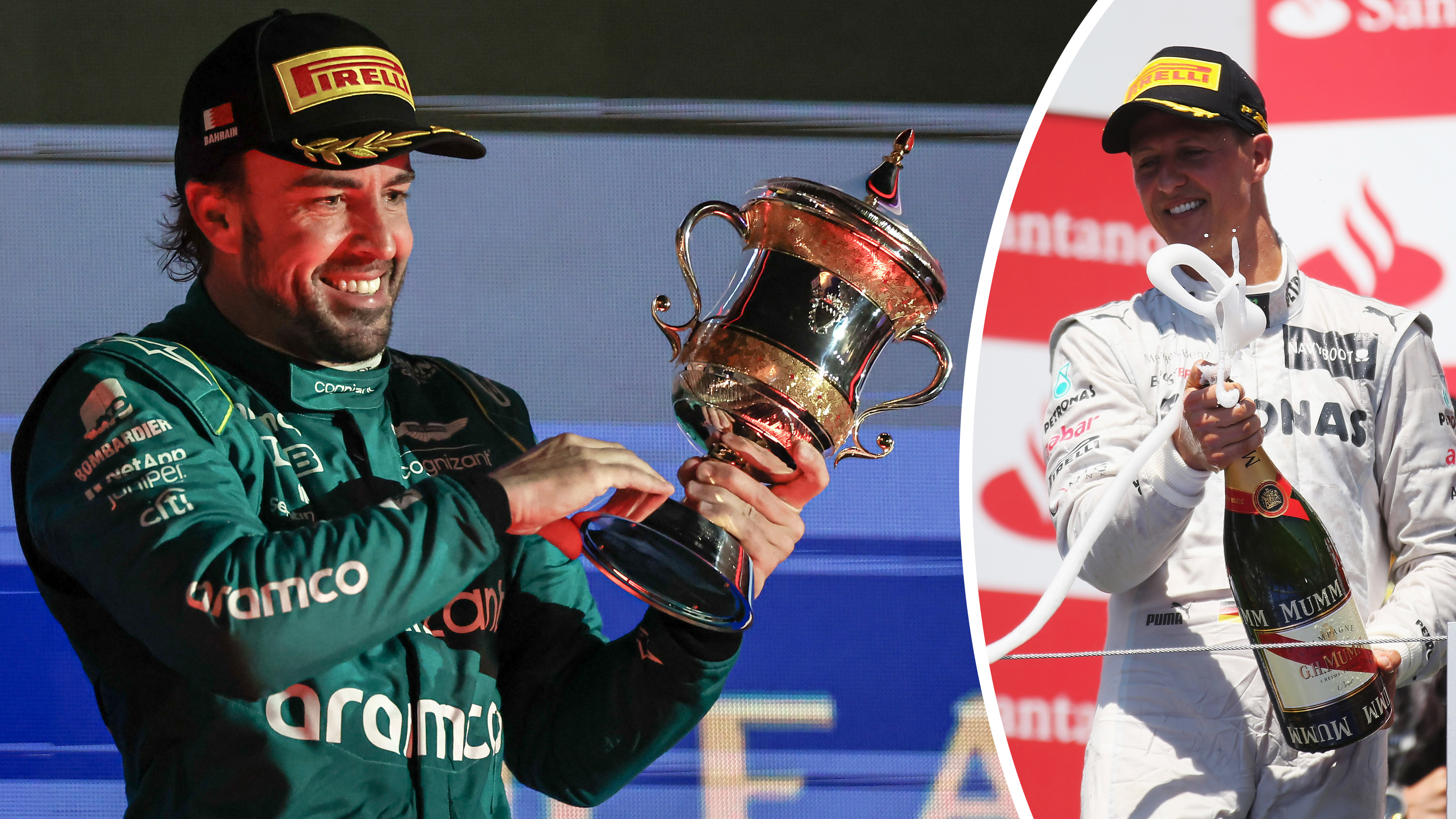 Bahrain GP: Fernando Alonso on podium as Max Verstappen wins F1 opener