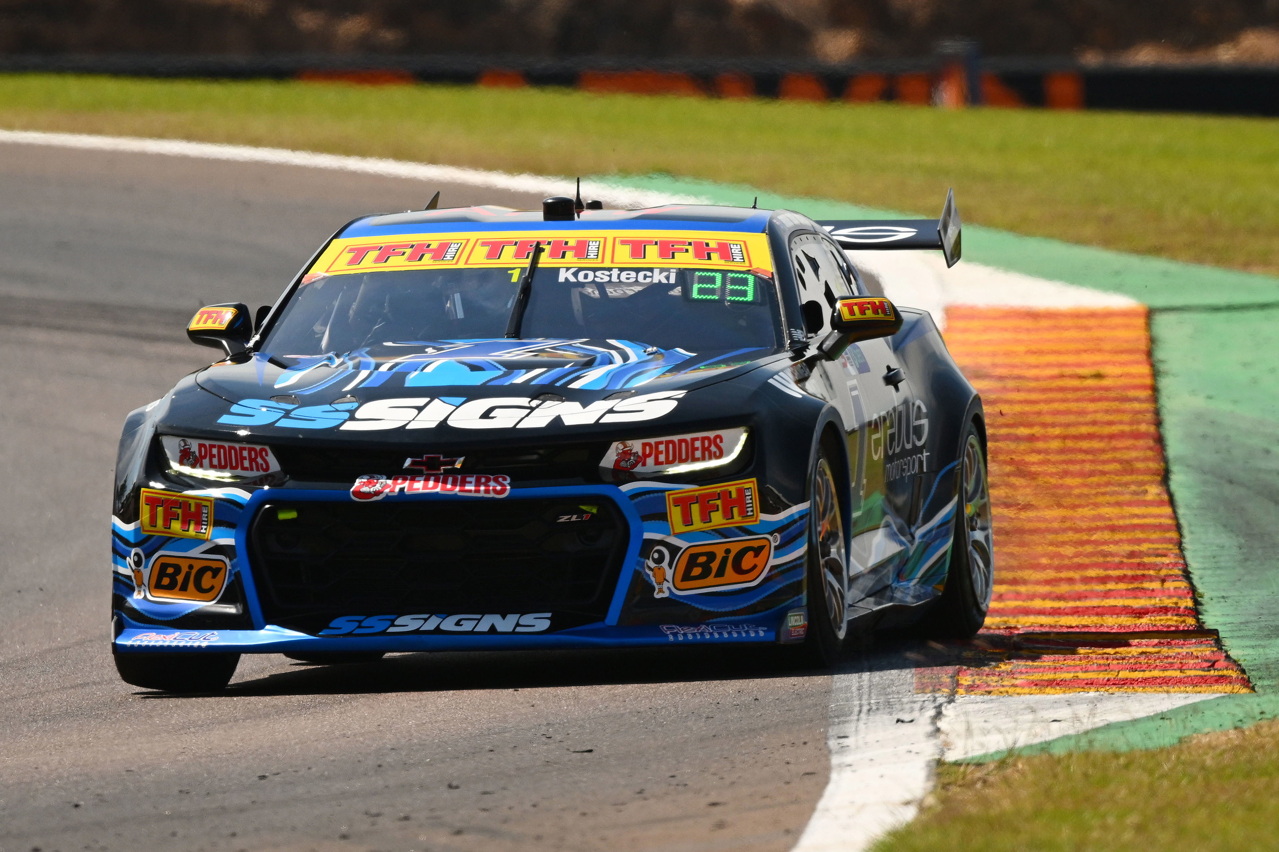 Brodie Kostecki drives for Erebus Motorsport in the Supercars Championship.