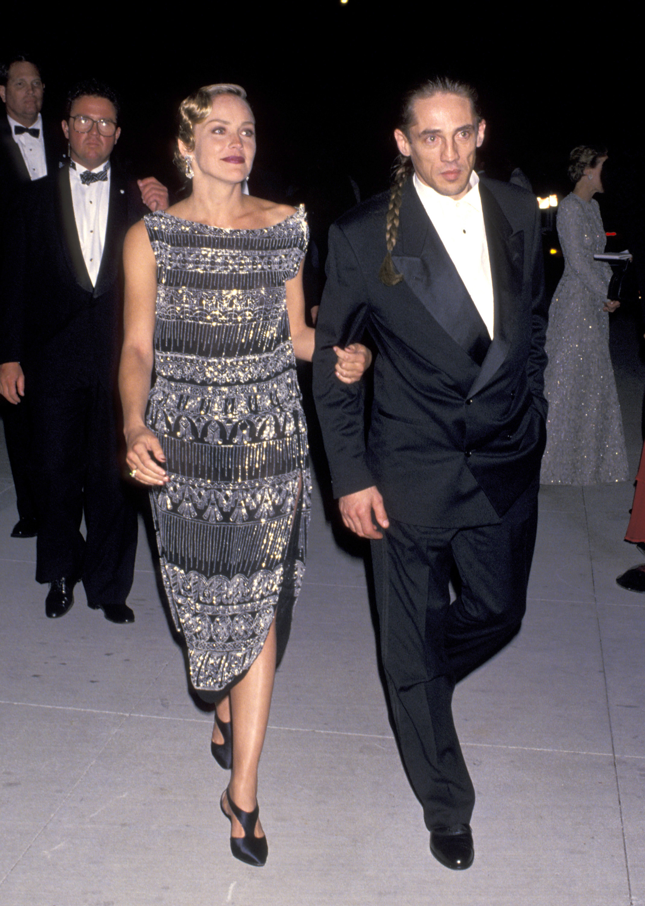 Sharon Stone and Michael Stone
